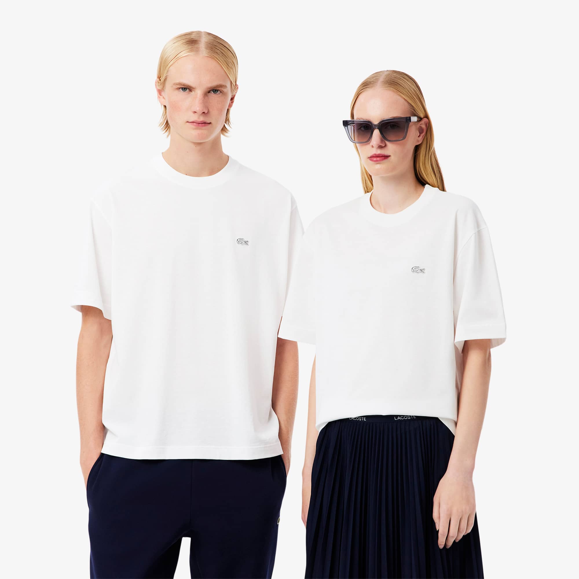 Unisex Loose Fit Heavy Jersey T-Shirt - White