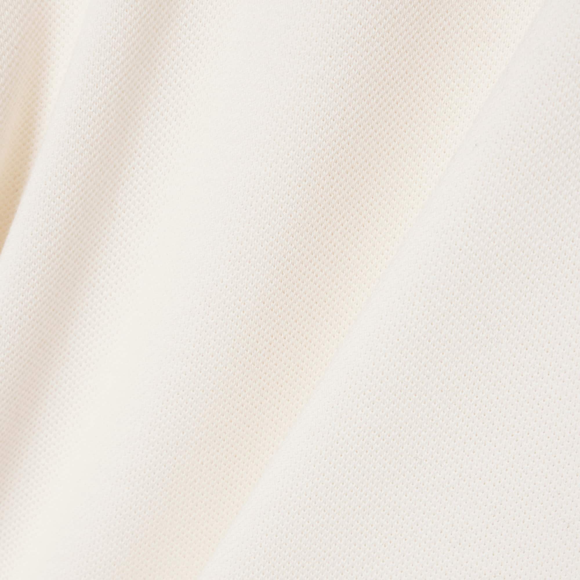 Made In France Classic Fit Badge Polo - Cream