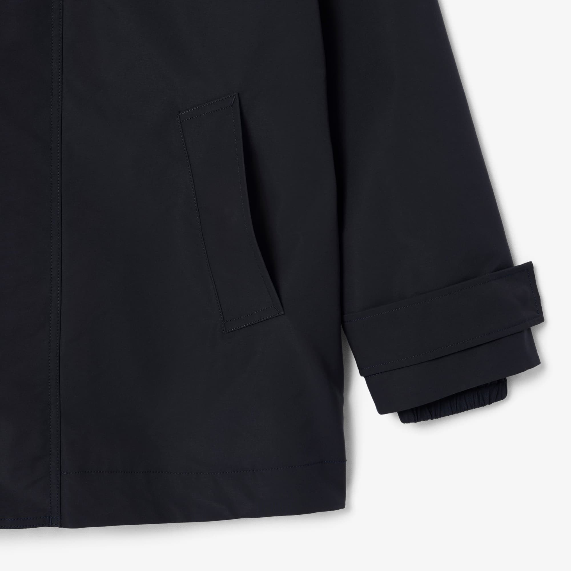 Men's Mid-Length Water-Repellent Hooded Parka - Abysm blue