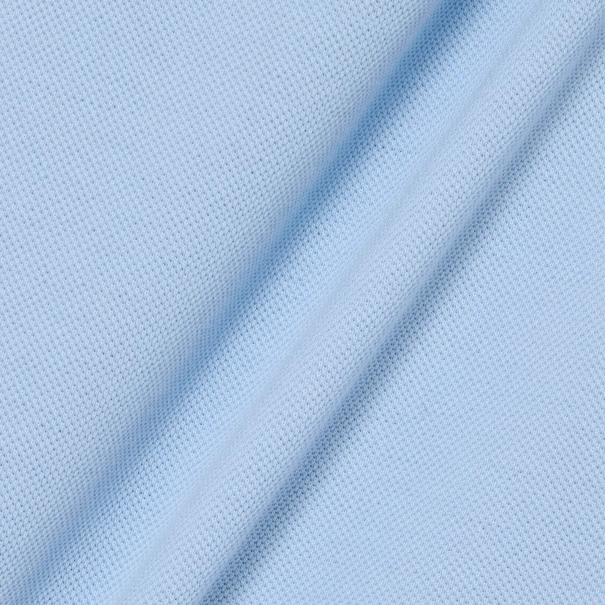 Piqué Relaxed Fit Shorts - Light Blue