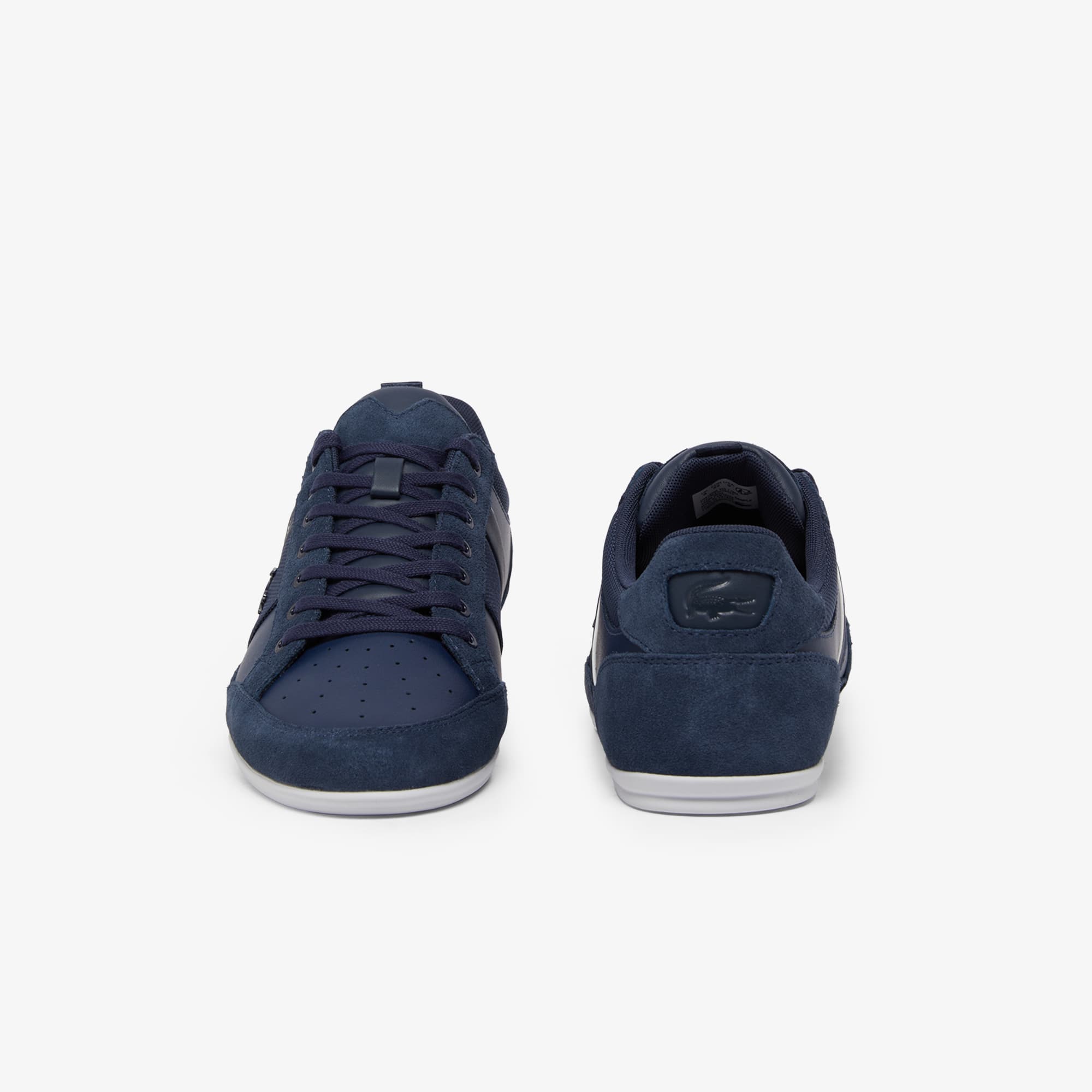 Men's Chaymon Suede Sneakers - NVY/WHT