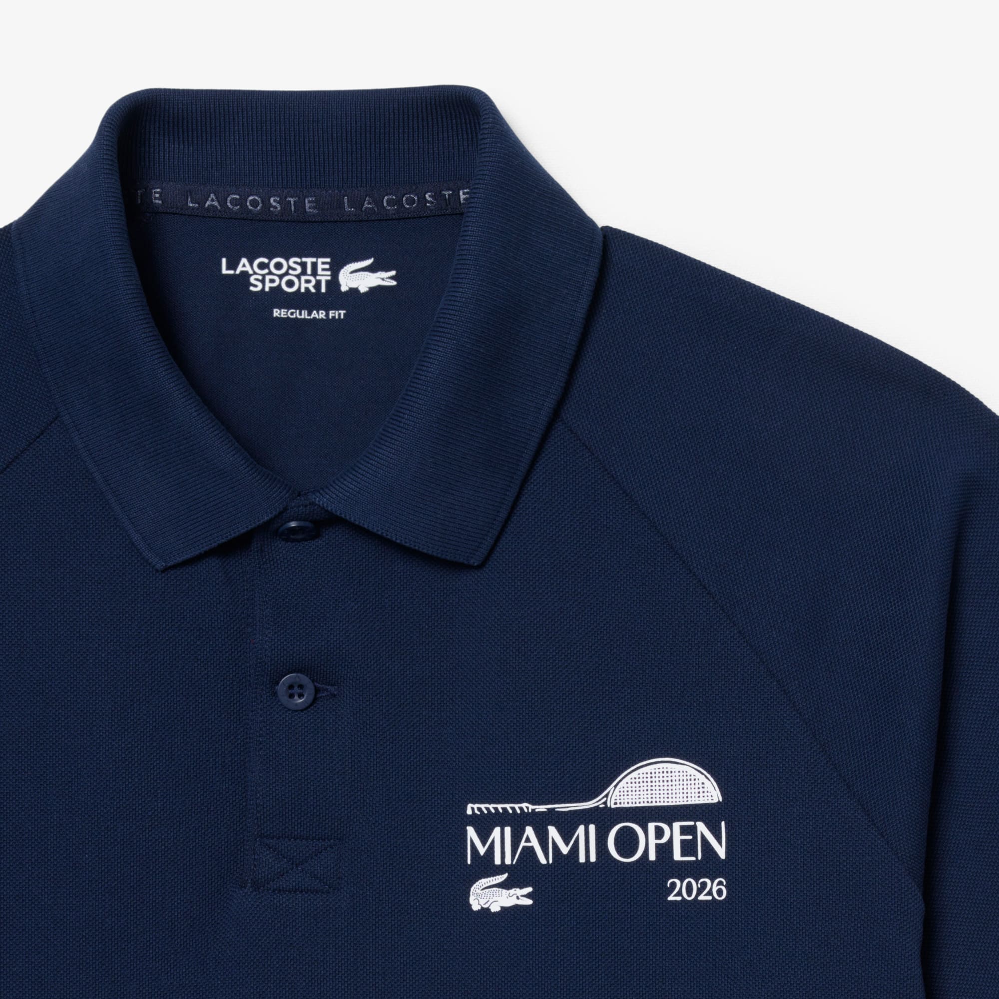 Miami Open Edition Petit Piqué Polo - Navy Blue