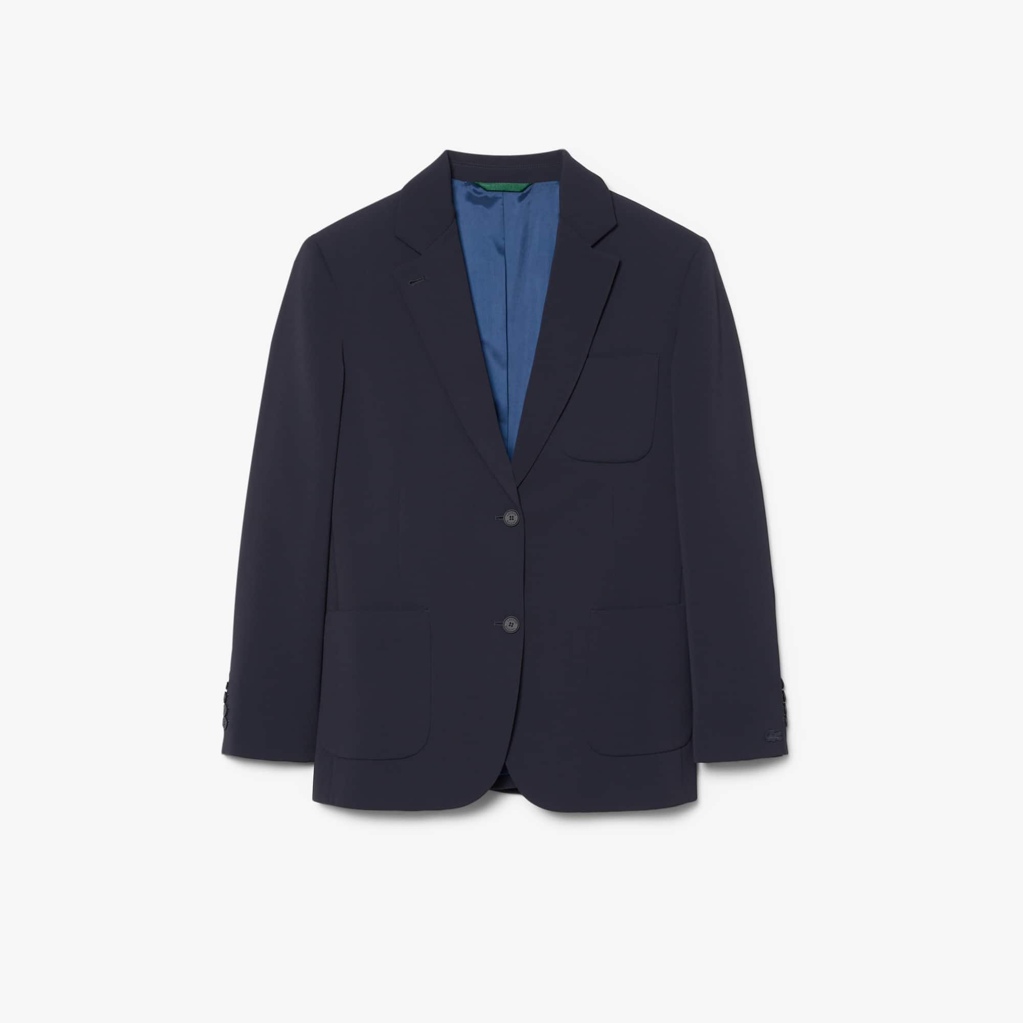 Fluid Piqué Blazer - Abysm blue