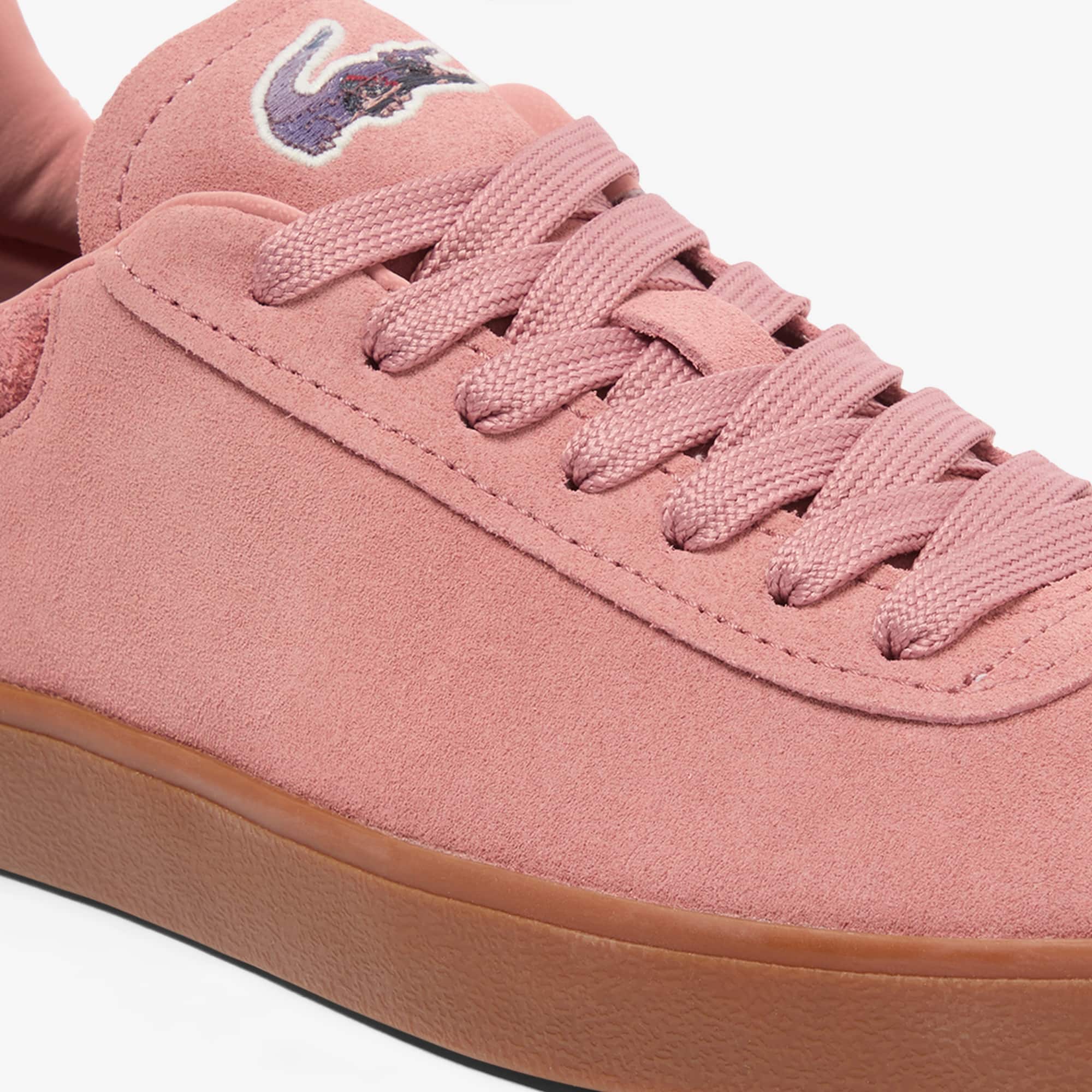 Women's Baseshot Leather Sneakers - PNK/GUM