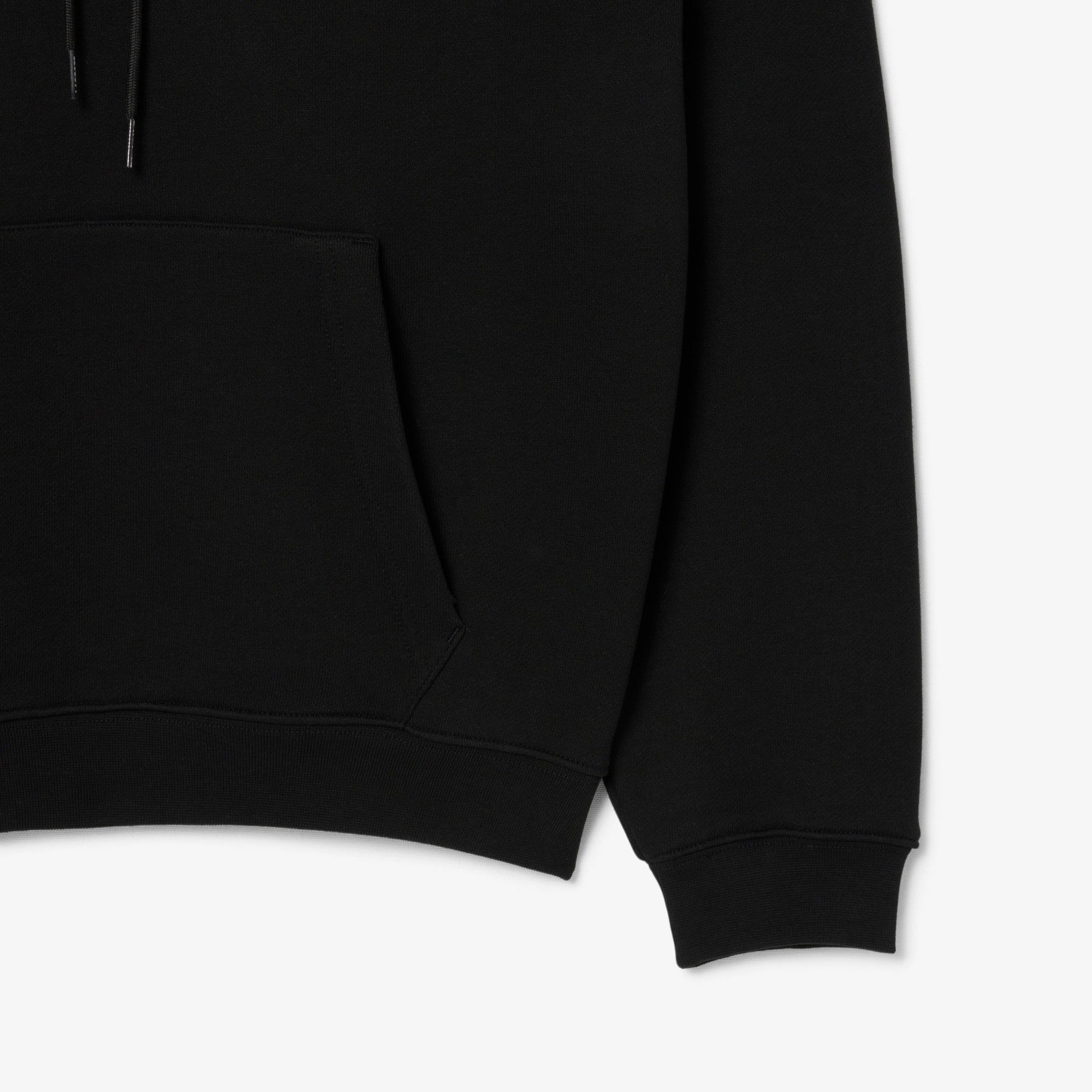 Men's Multi Print Fleece Hoodie - Black