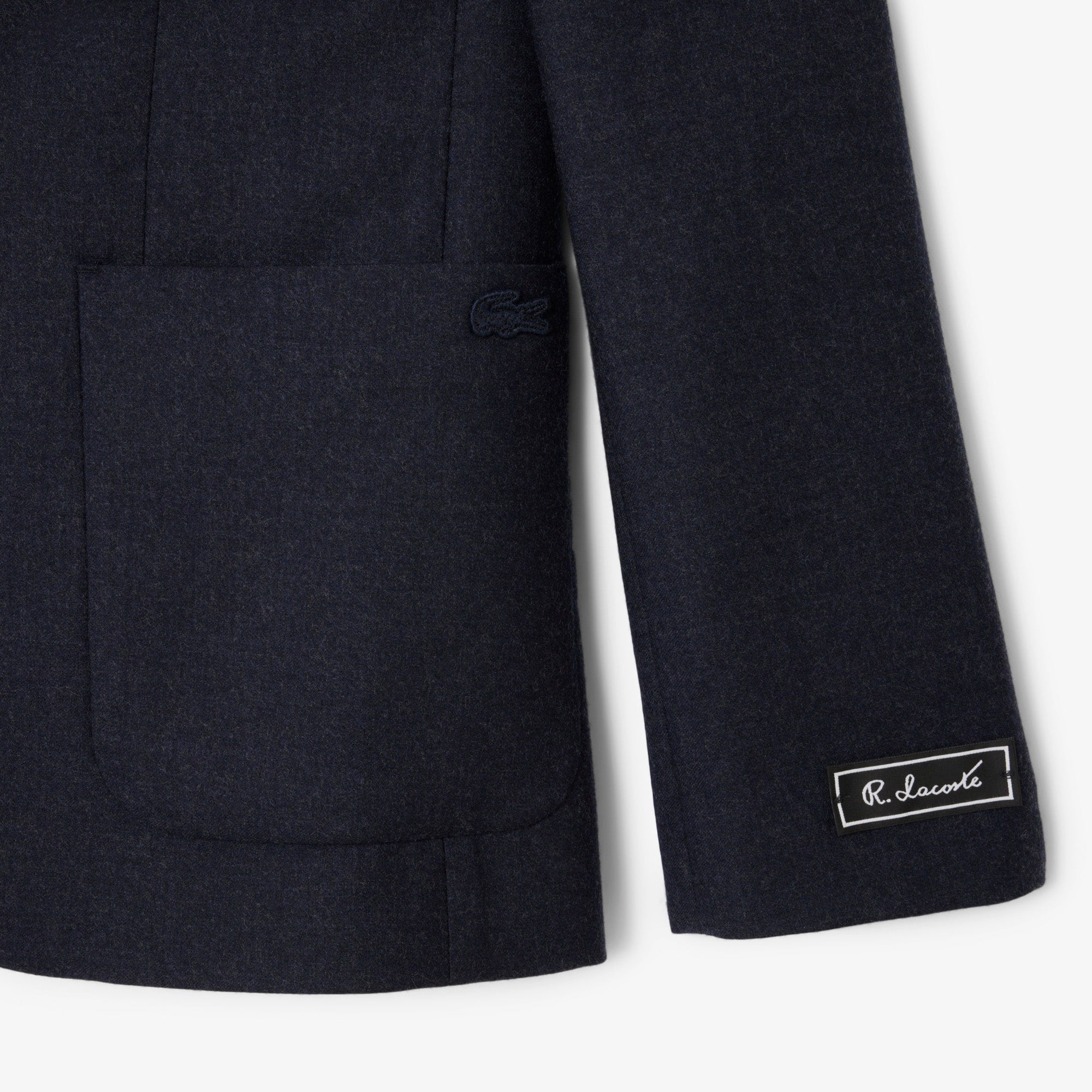 Men's Felted Wool Blazer - Blue