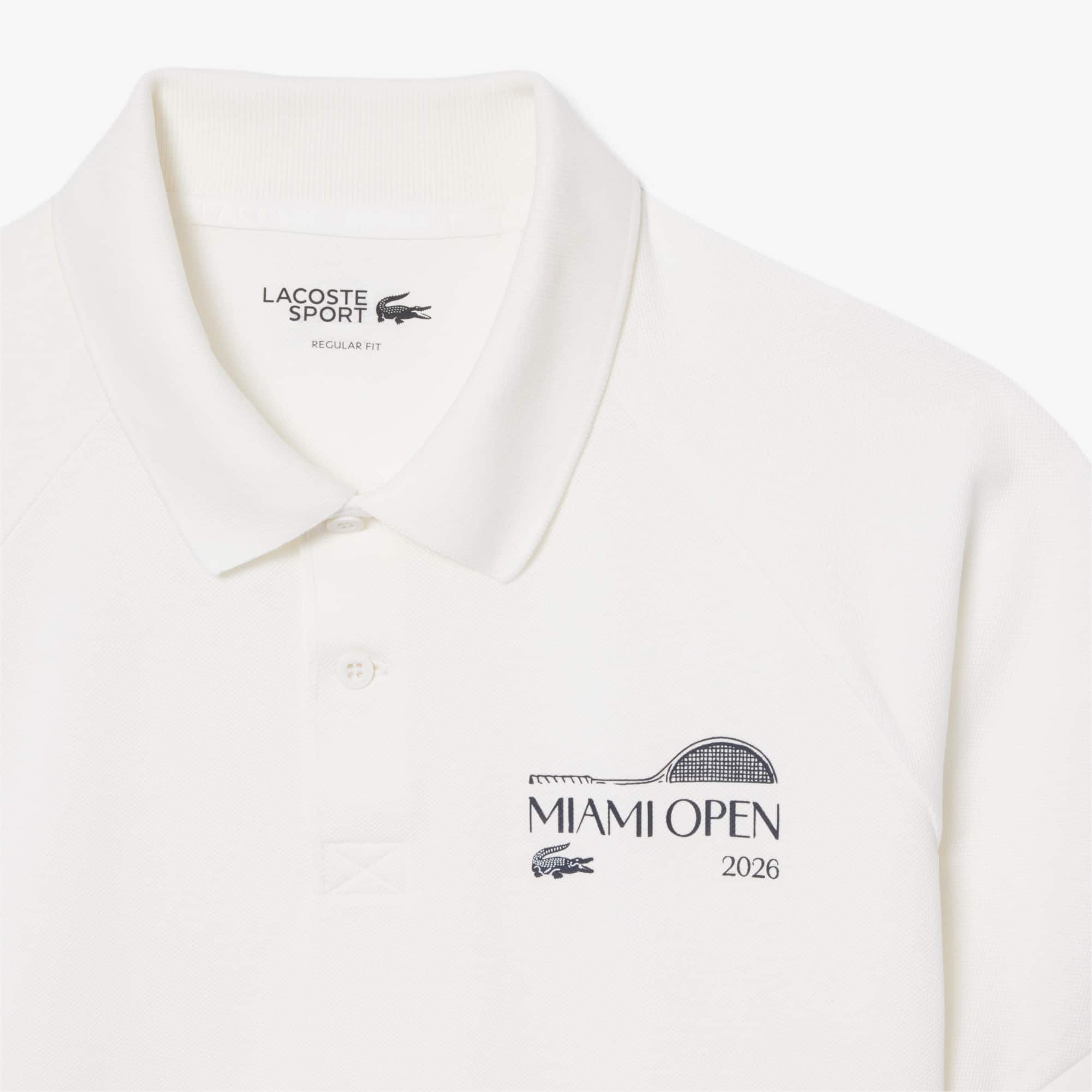 Miami Open Edition Petit Piqué Polo - White