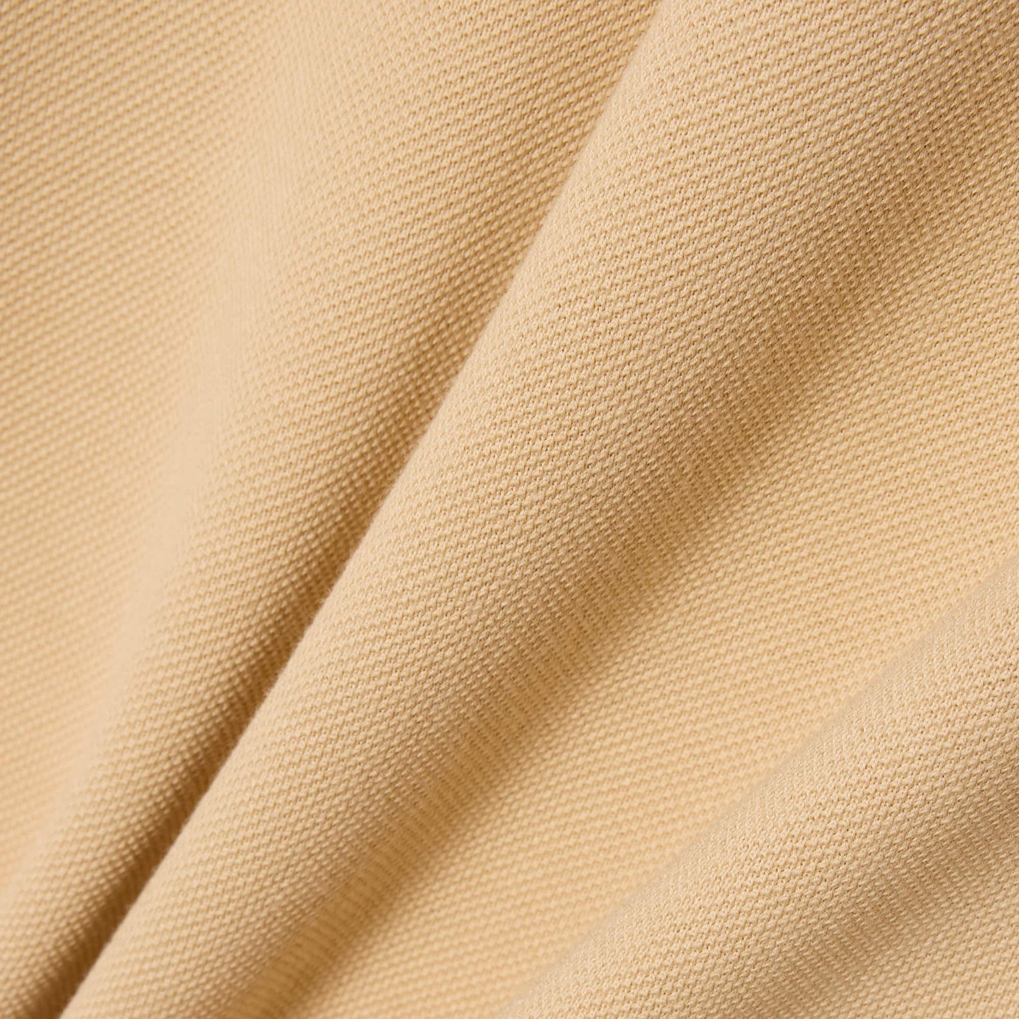 Men's Regular Fit Trim Accent Polo - Beige