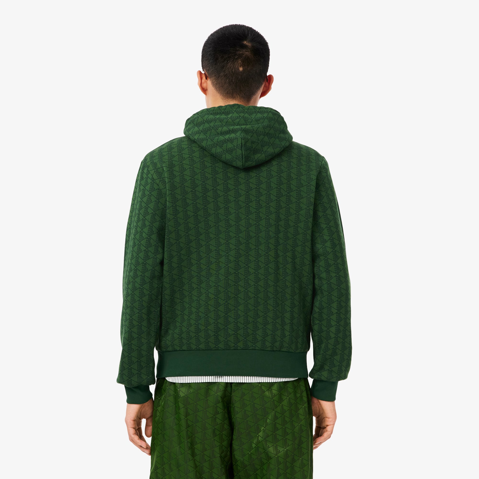 Men's Monogram Fleece Hoodie - Green