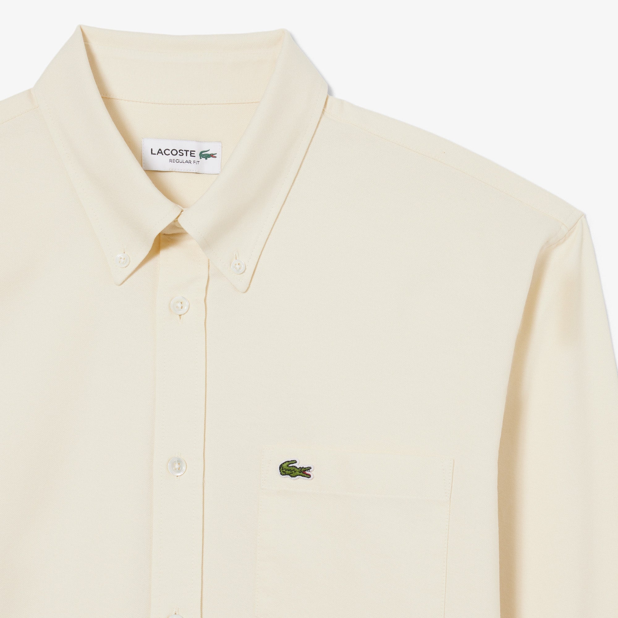 Men's Regular Fit Oxford Shirt - Beige