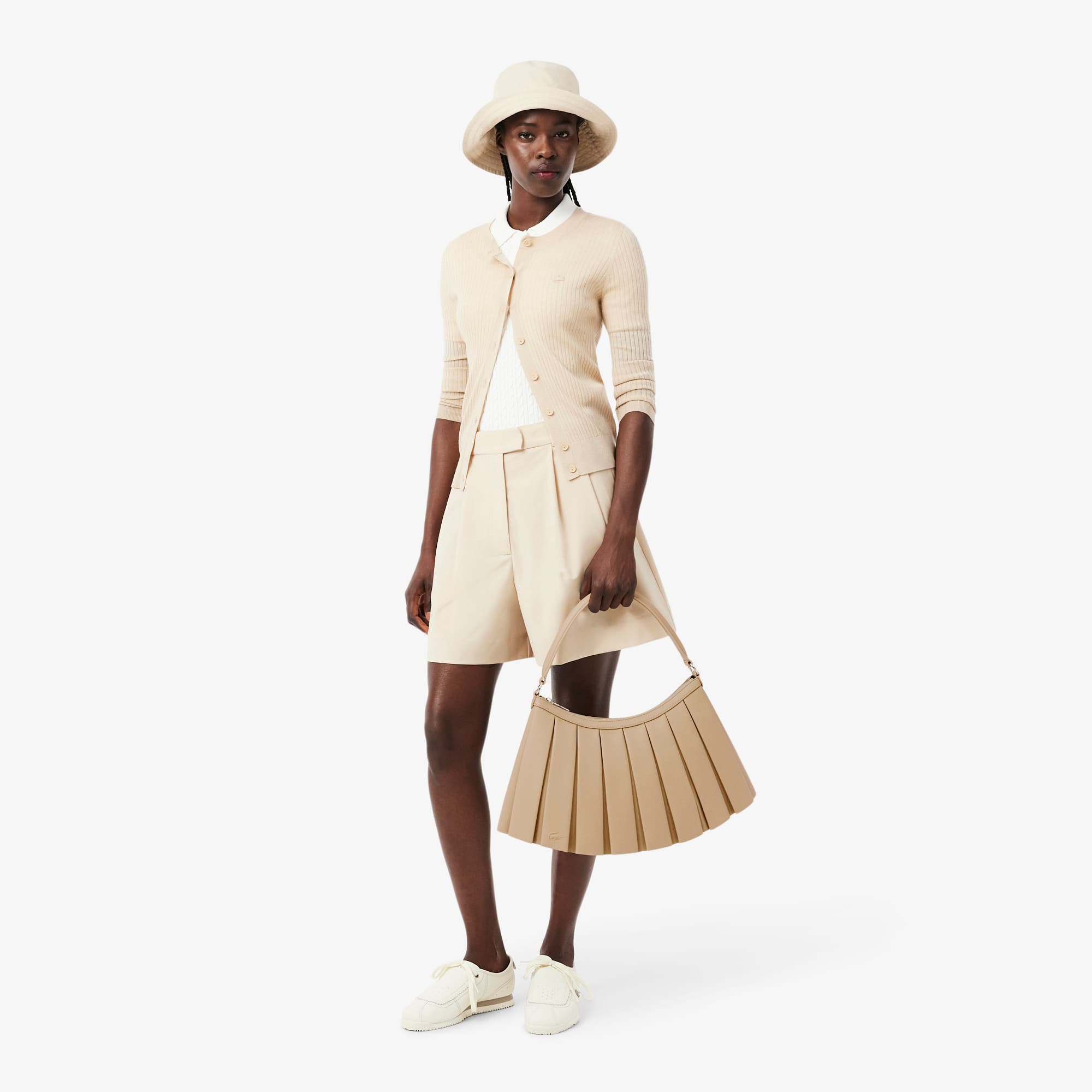 Large Lenglen Leather Bag - Viennois