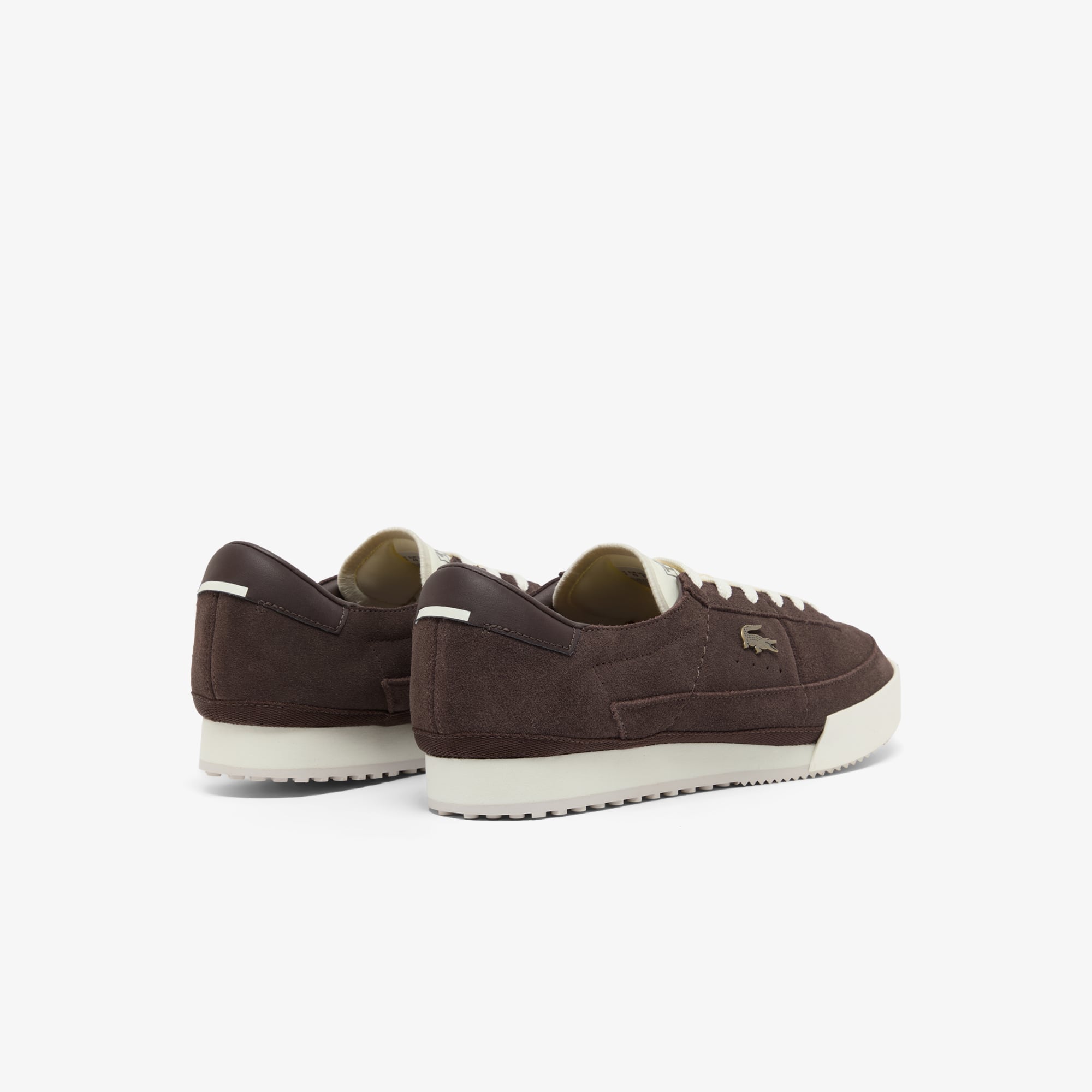 Men's Aura Suede Sneakers - DK BRW/OFF WHT