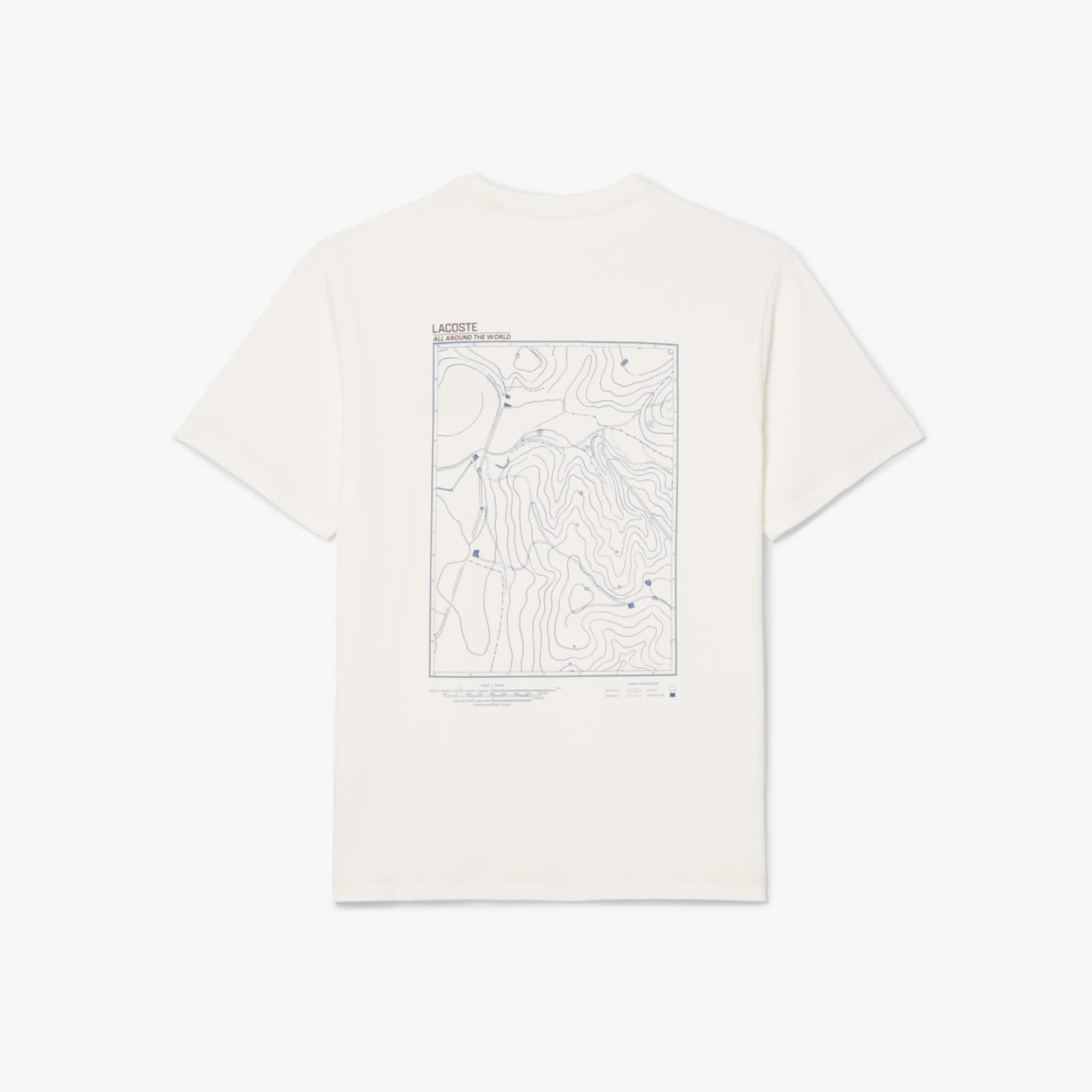 Men's Multi Print Jersey T-Shirt - White