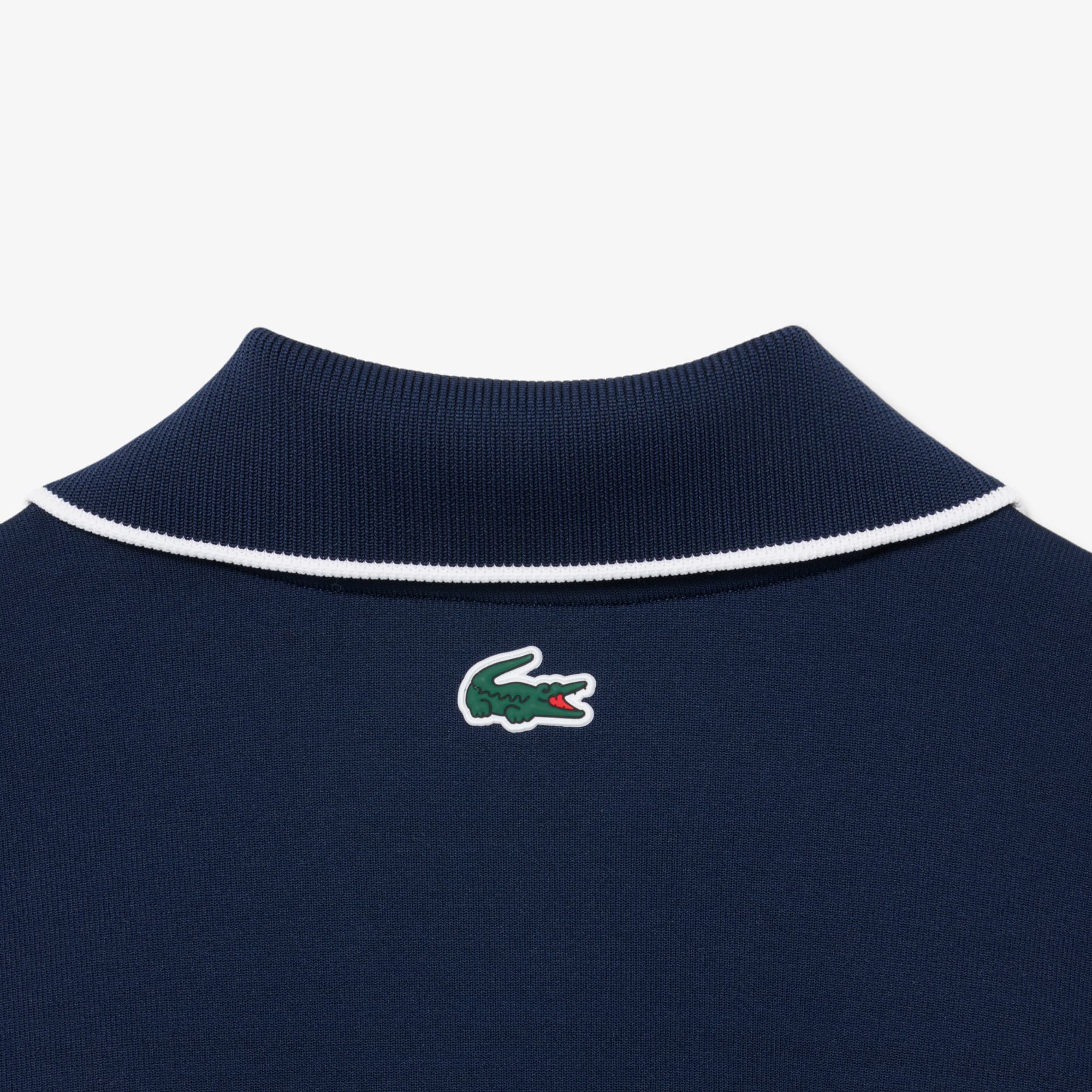 Tennis Heritage Polo Collar Sweatshirt - Navy Blue