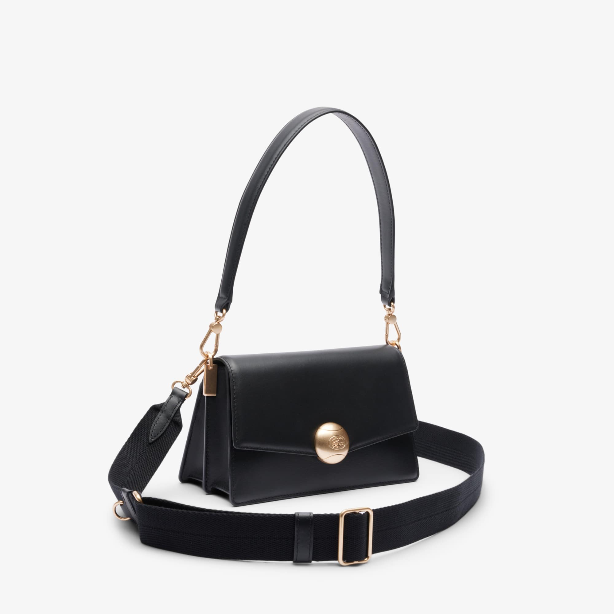 Medium Tennis Bliss Shoulder Bag - Black