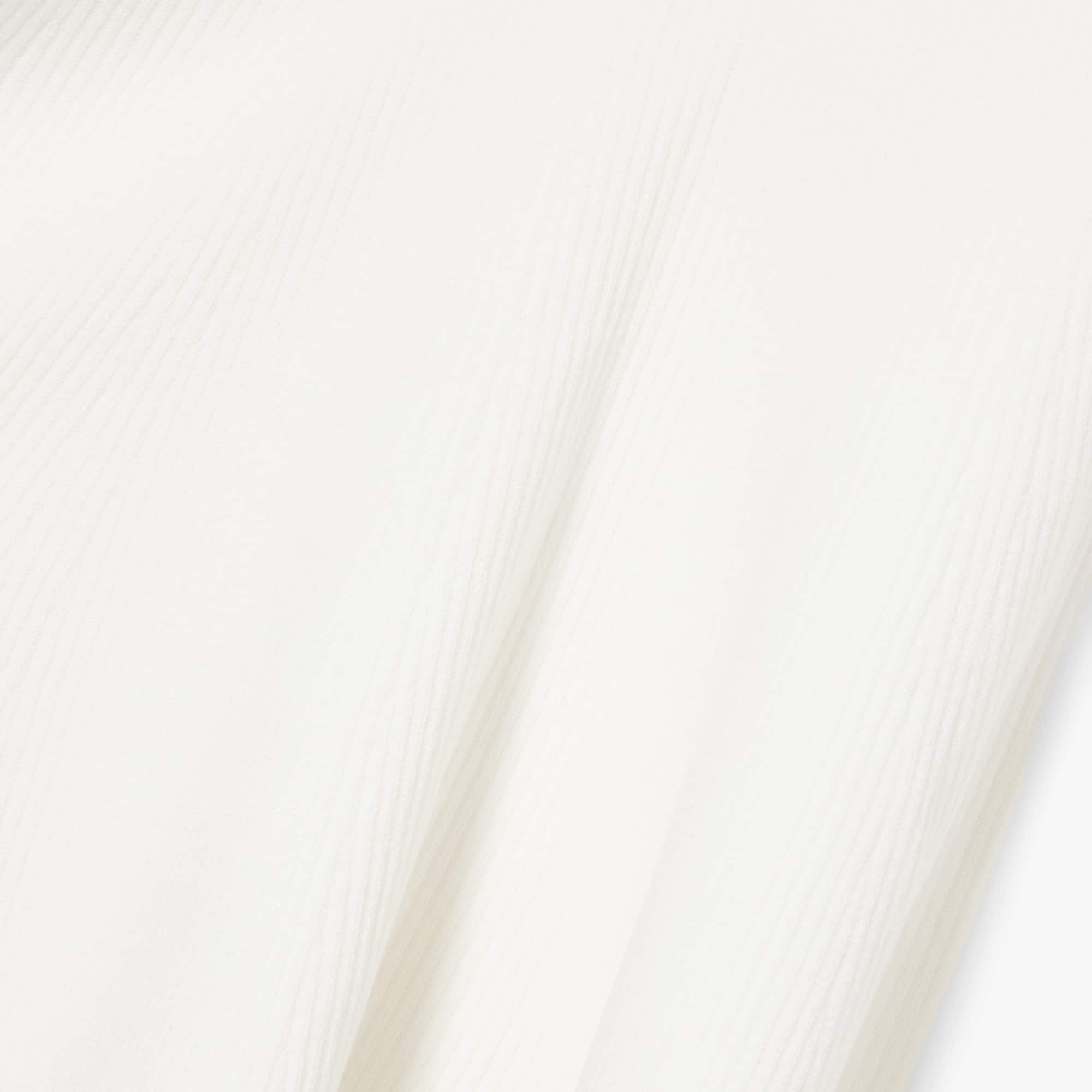 Women's 3D Ribbed Midi Skirt - White