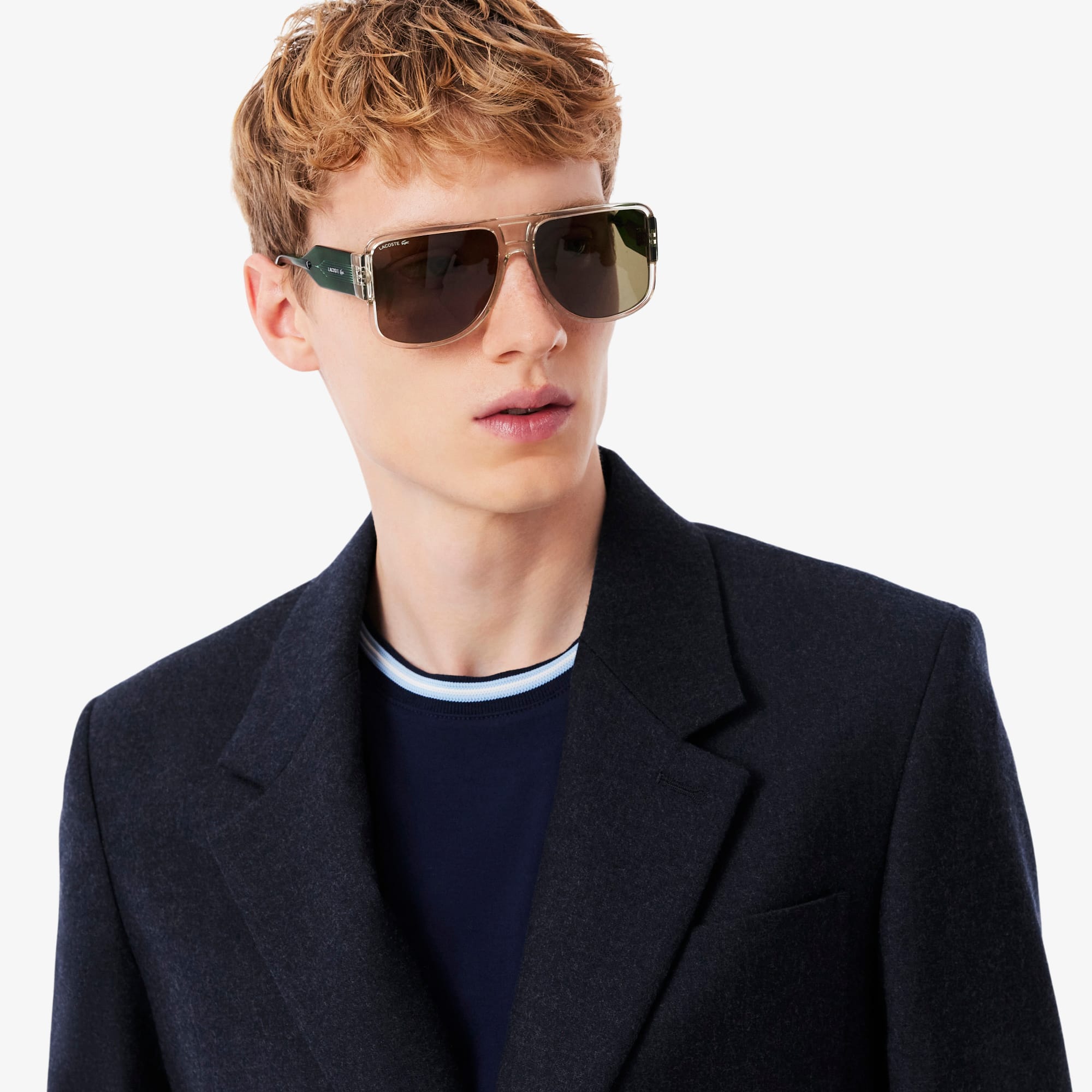Men's Felted Wool Blazer - Blue