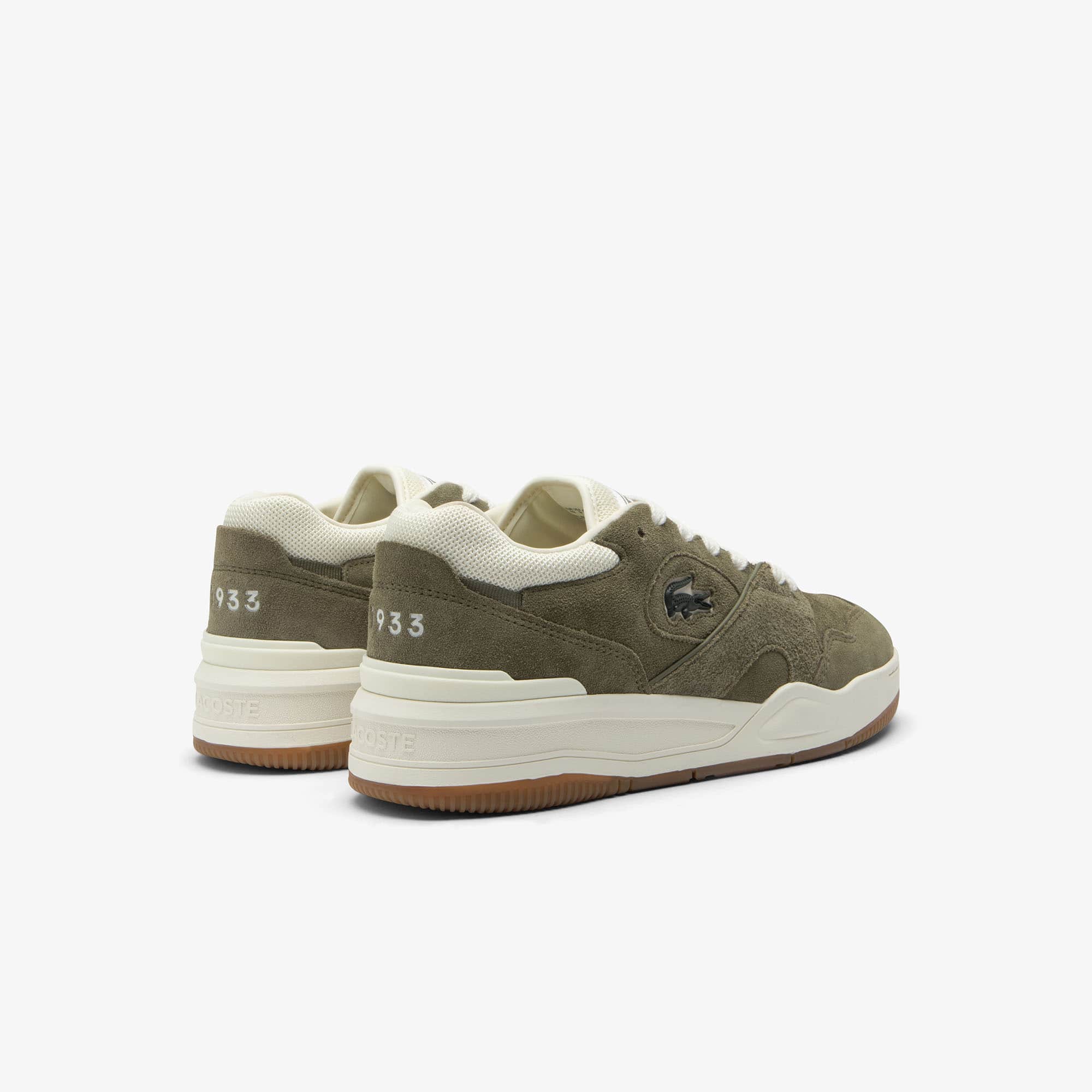 Men's Lineshot Suede Sneakers - KHK/GUM