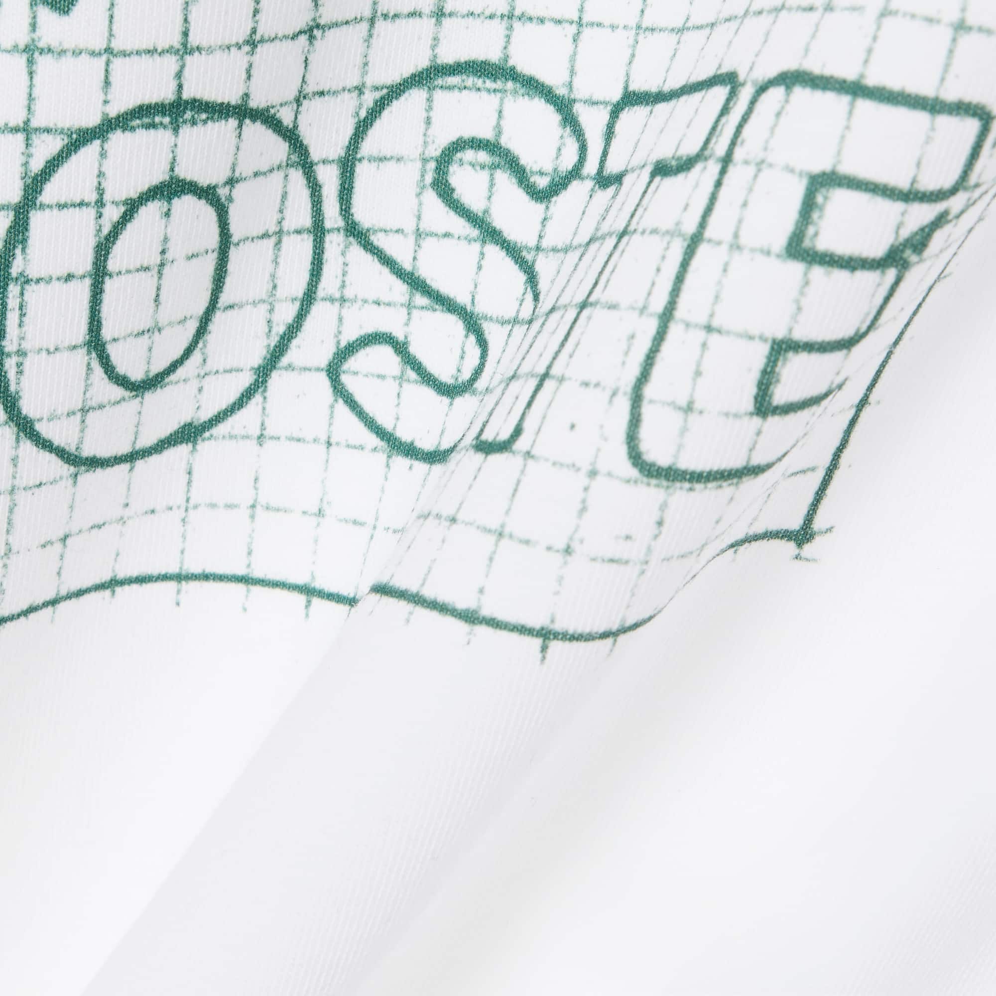 Printed Cotton T-Shirt - White