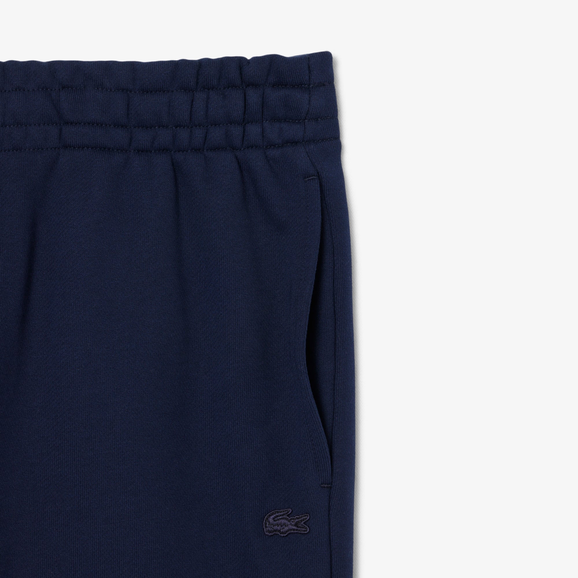 Loose Fit Fleece Joggers - Navy Blue