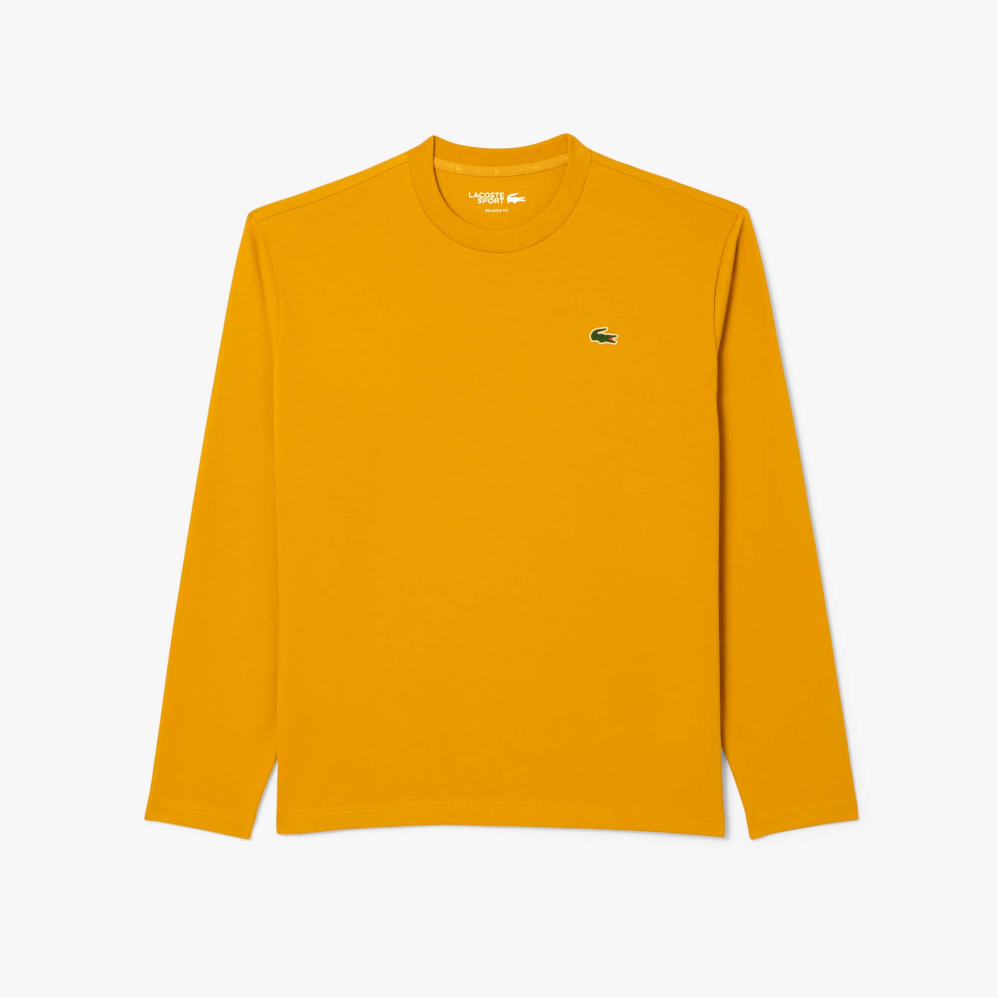 Men's Ultra Dry Long Sleeve Golf T-Shirt - Orange