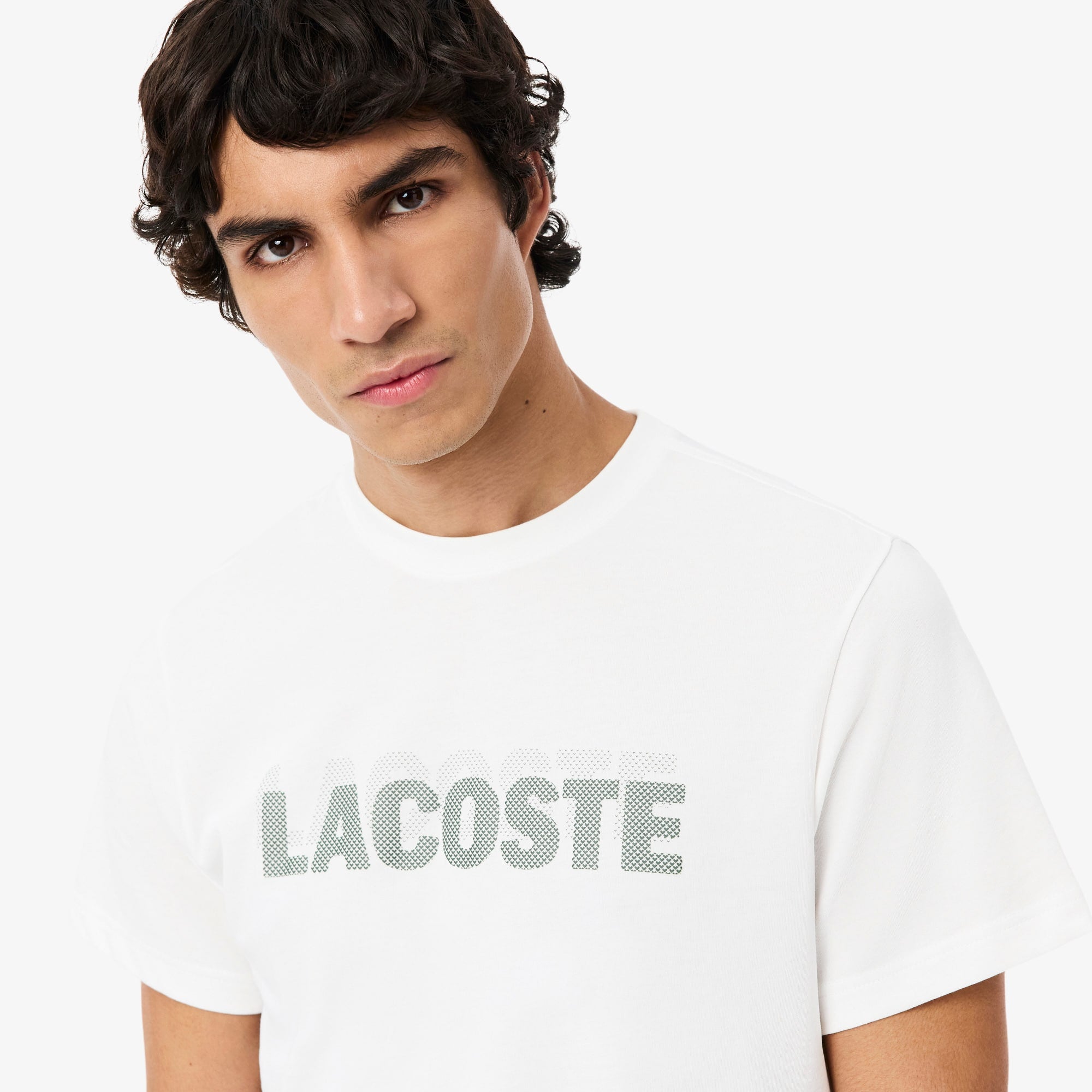 Ultra Dry Graphic Print Sport T-Shirt - White / Green