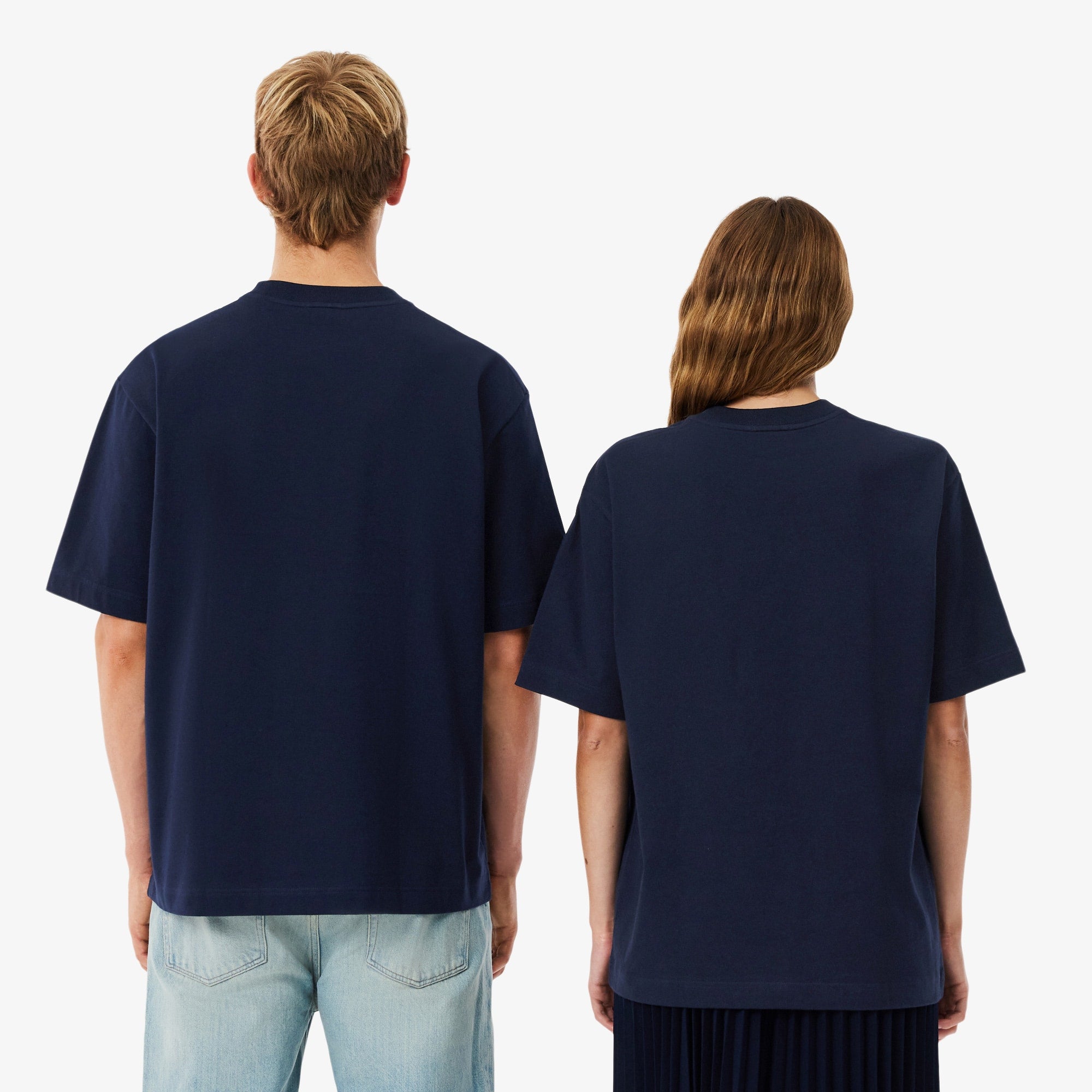 Unisex Loose Fit Heavy Jersey T-Shirt - Navy Blue