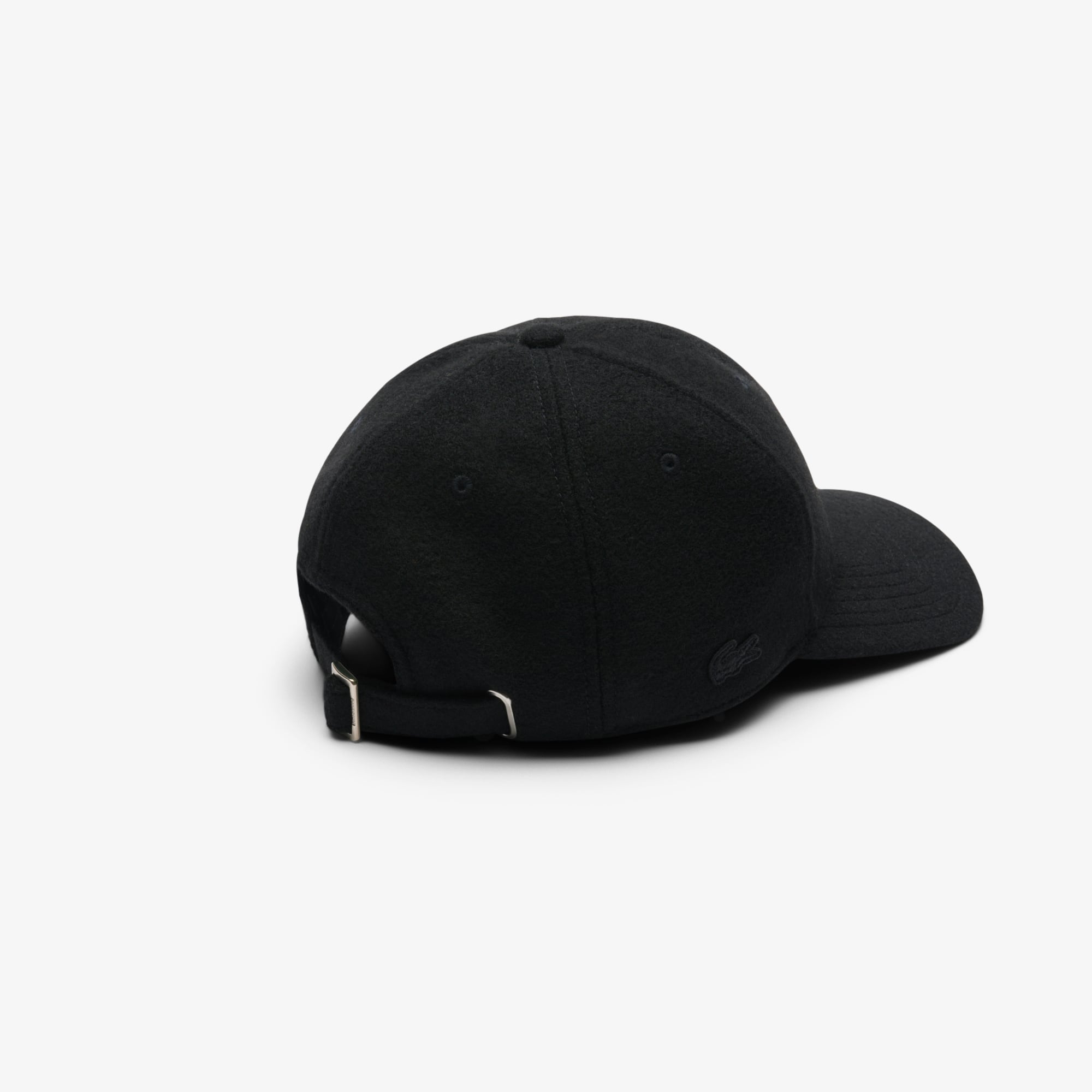Unisex Wool Felt Baseball Cap - Black