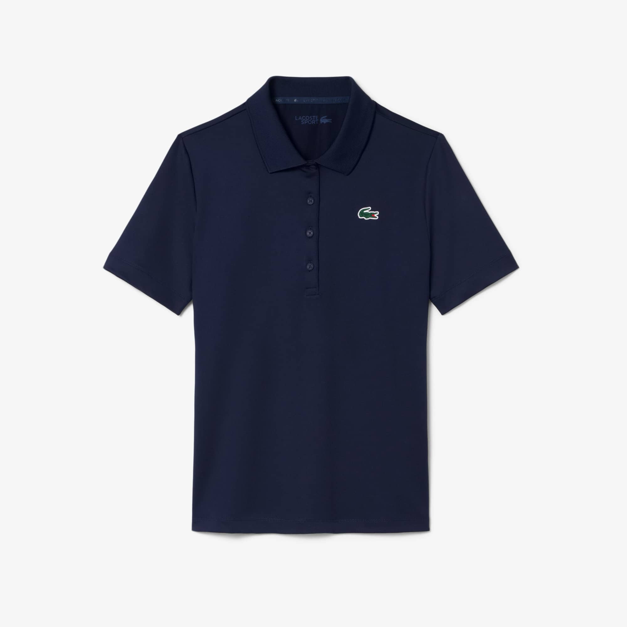 Slim Fit UV Protect Stretch Golf Polo - Navy Blue