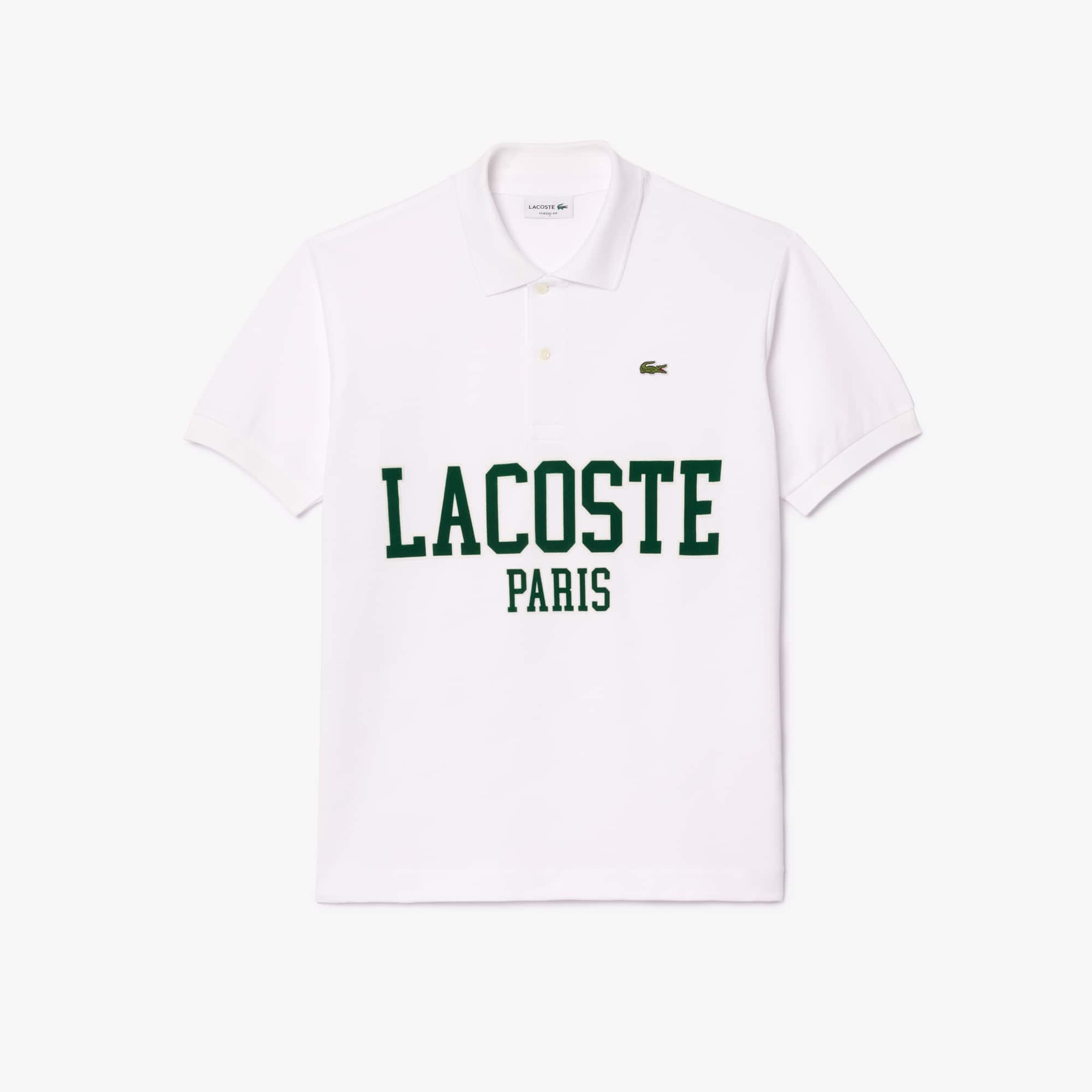 Men's Classic Fit Petit Piqué Polo - White