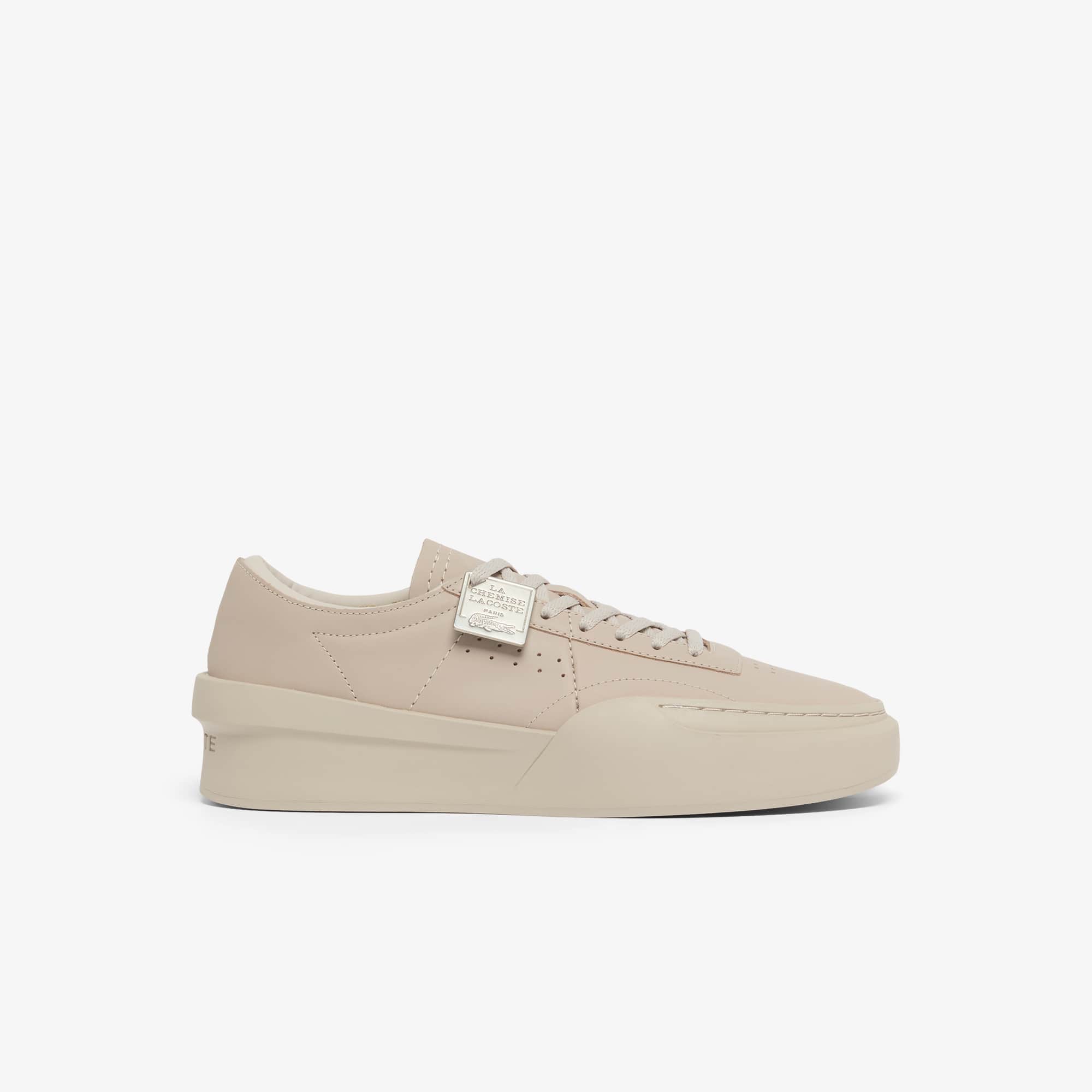 Men's Aura Club Leather Sneakers - GRY/GRY