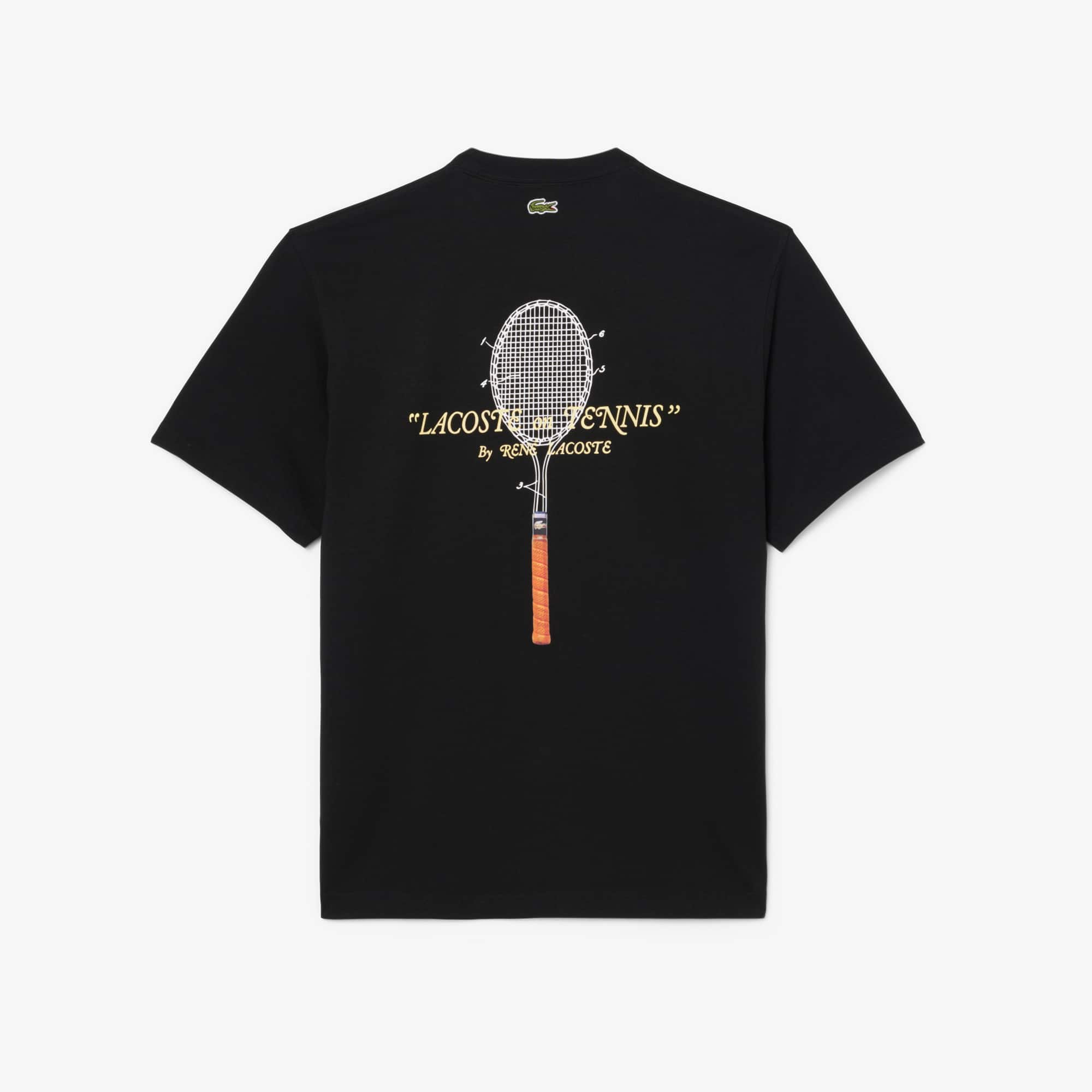Embroidered Cotton T-Shirt - Black