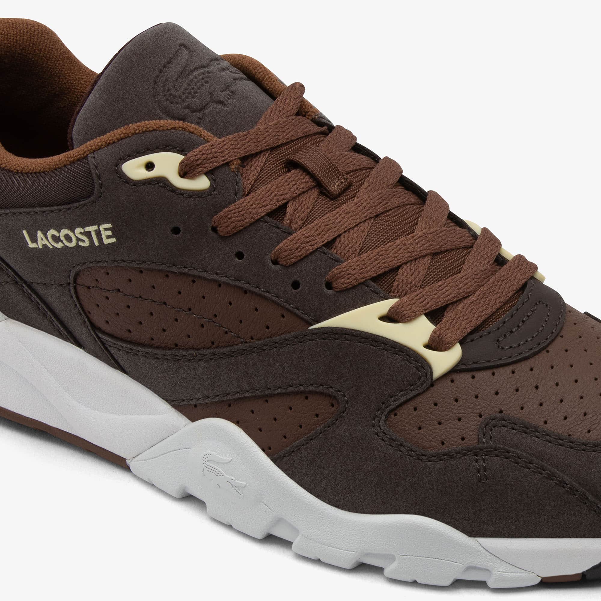 Men's Game Trainer Sneakers - DK BRW/WHT