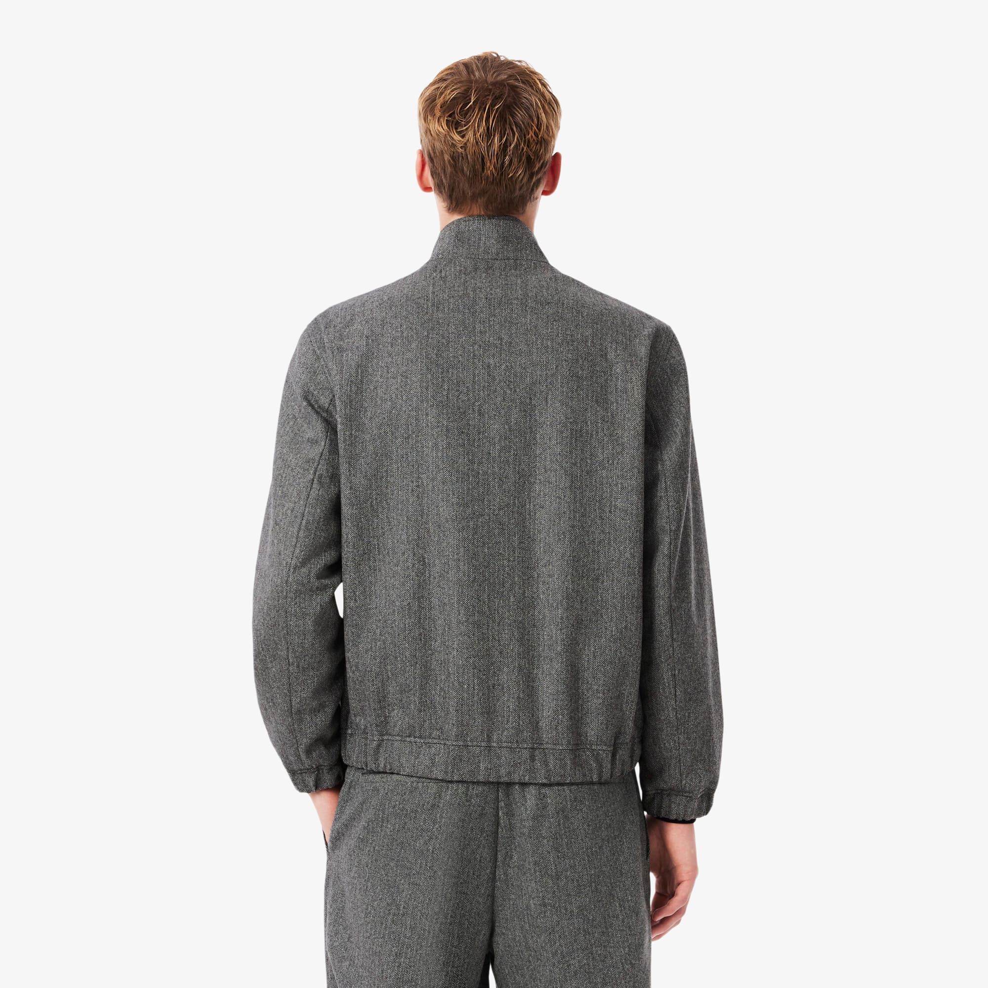 Men's Wool Harrington Jacket - Grey