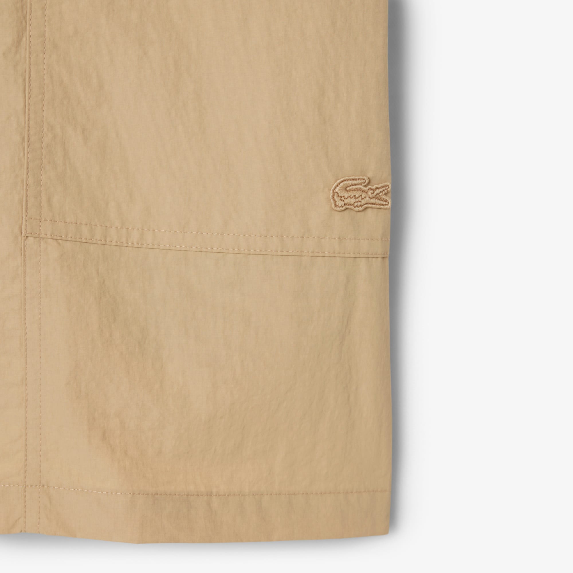 Men's Water-Repellent Wind Resistant Nylon Shorts - Beige