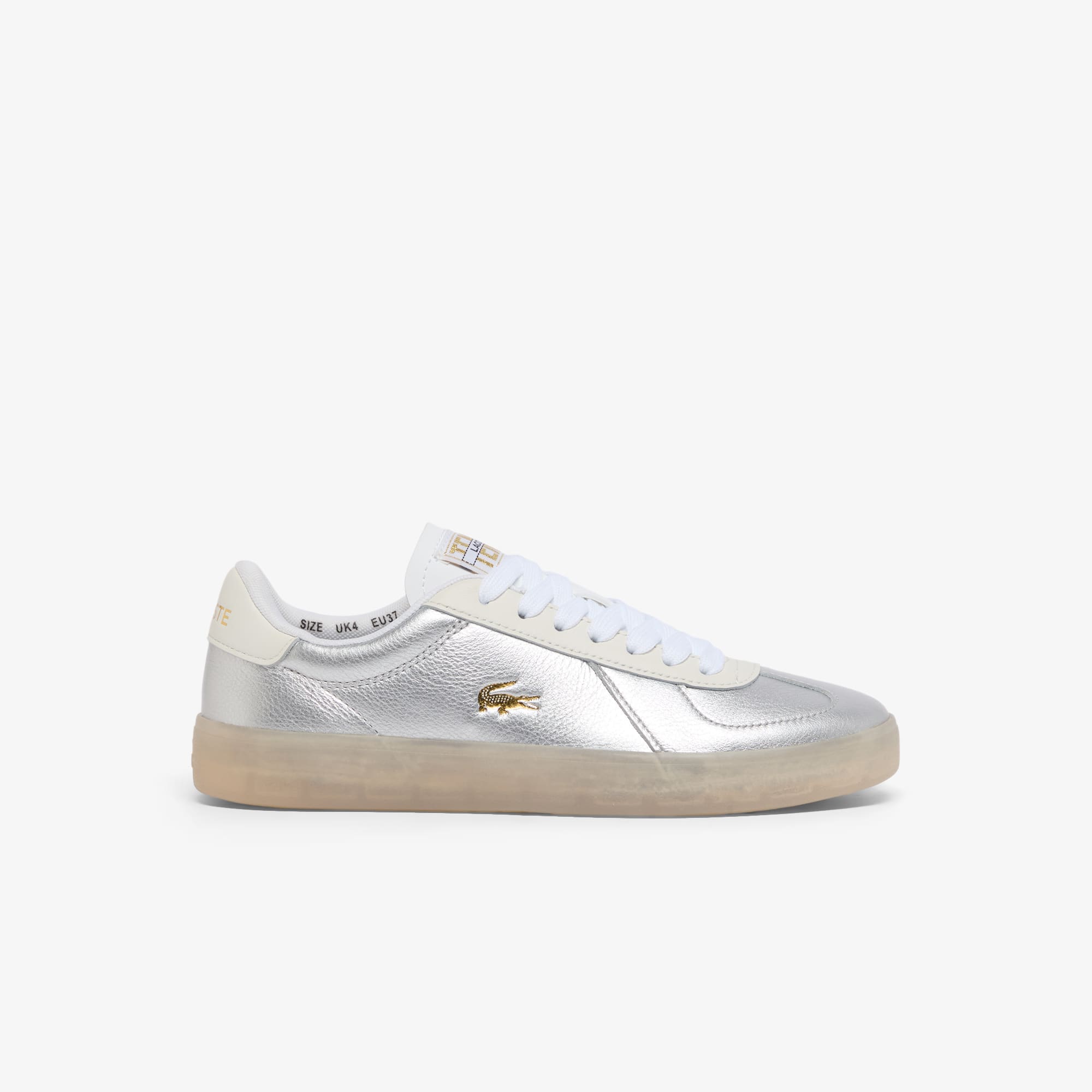 Women's Baseshot Pro Leather Sneakers - SLV/OFF WHT