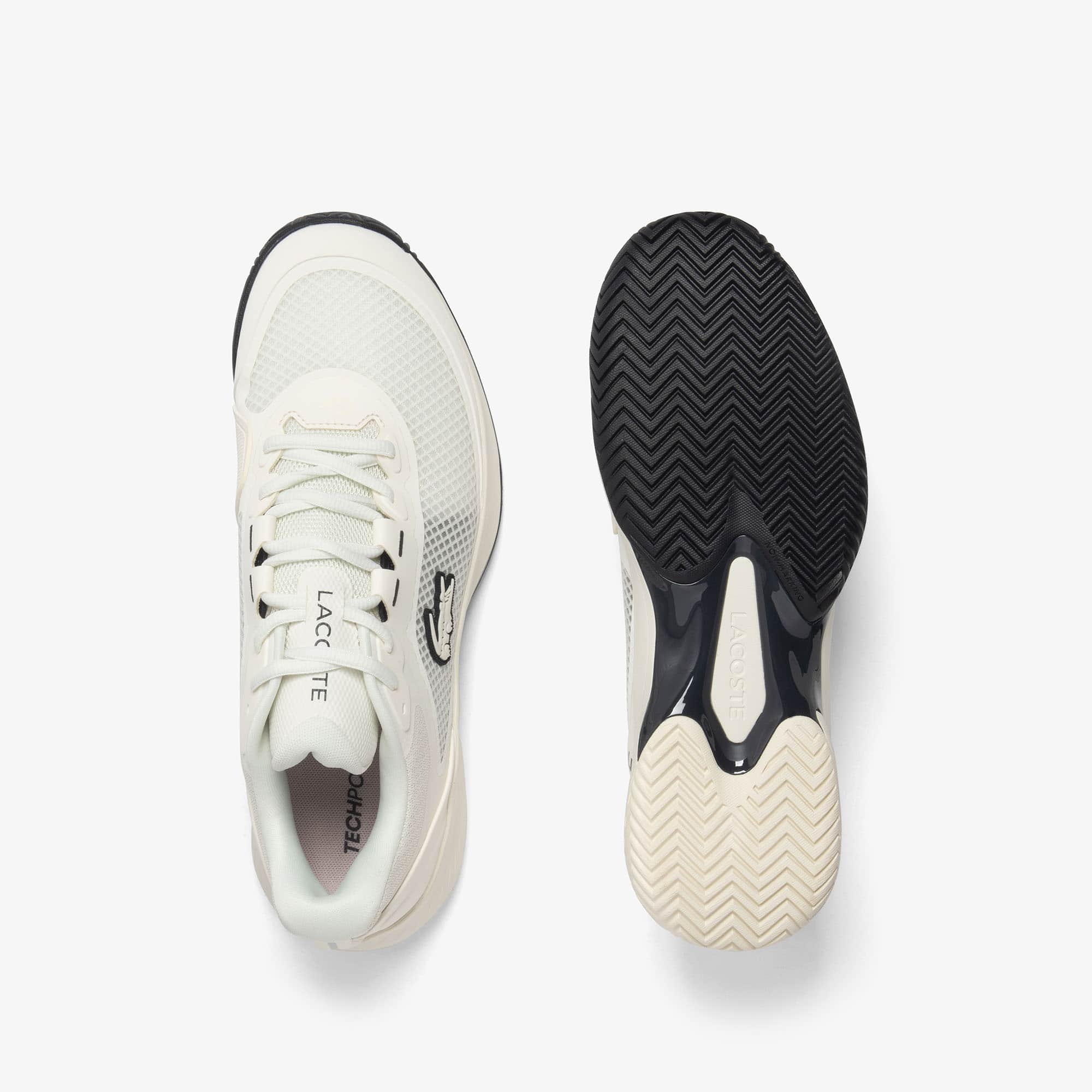 Men's Tech Point Tennis Shoes - OFF WHT/BLK