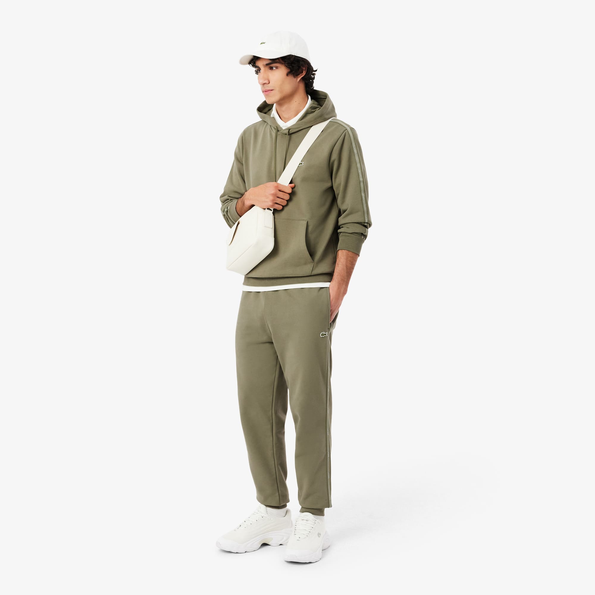 Logo Stripe Tracksuit pants - Khaki Green