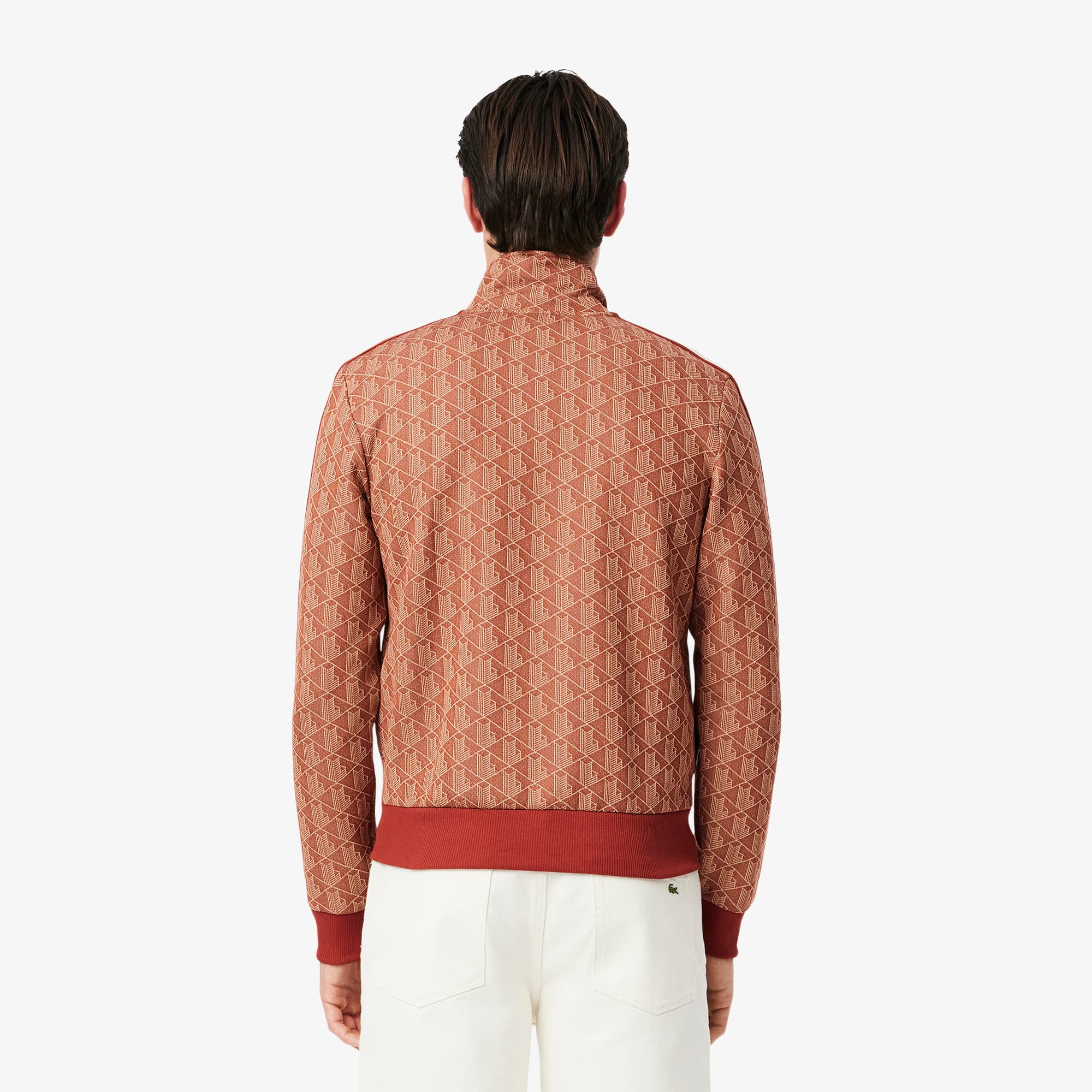 Men's Paris Zip-Up Track Jacket - Brown / Beige