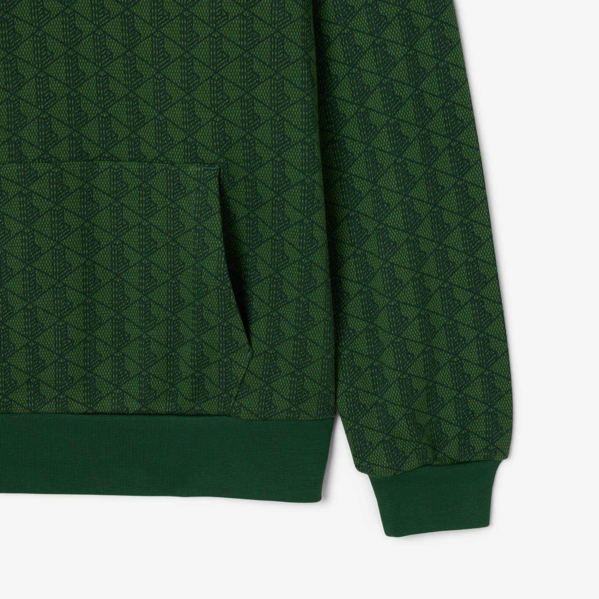 Men's Monogram Fleece Hoodie - Green