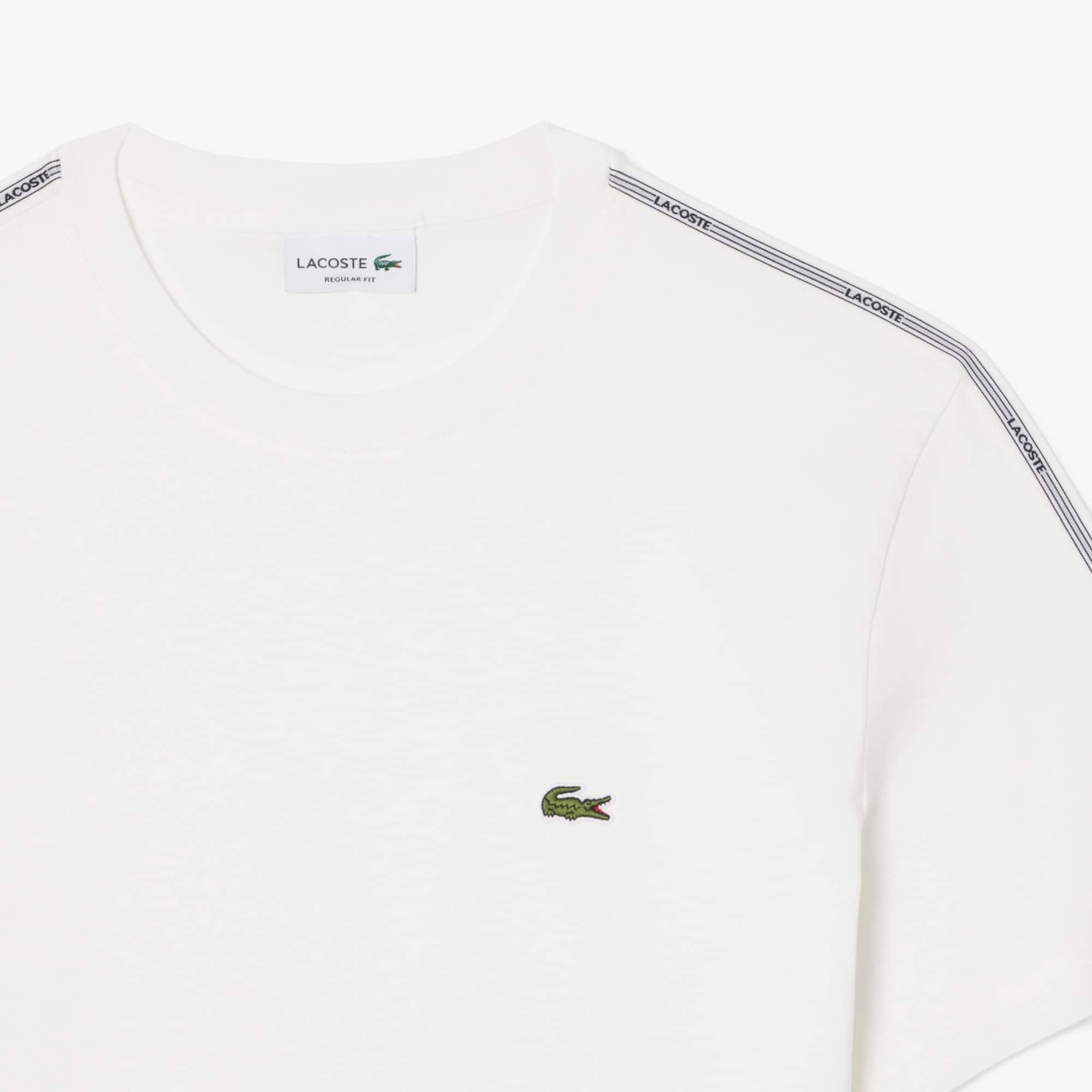Branded Stripe Band T-Shirt - White