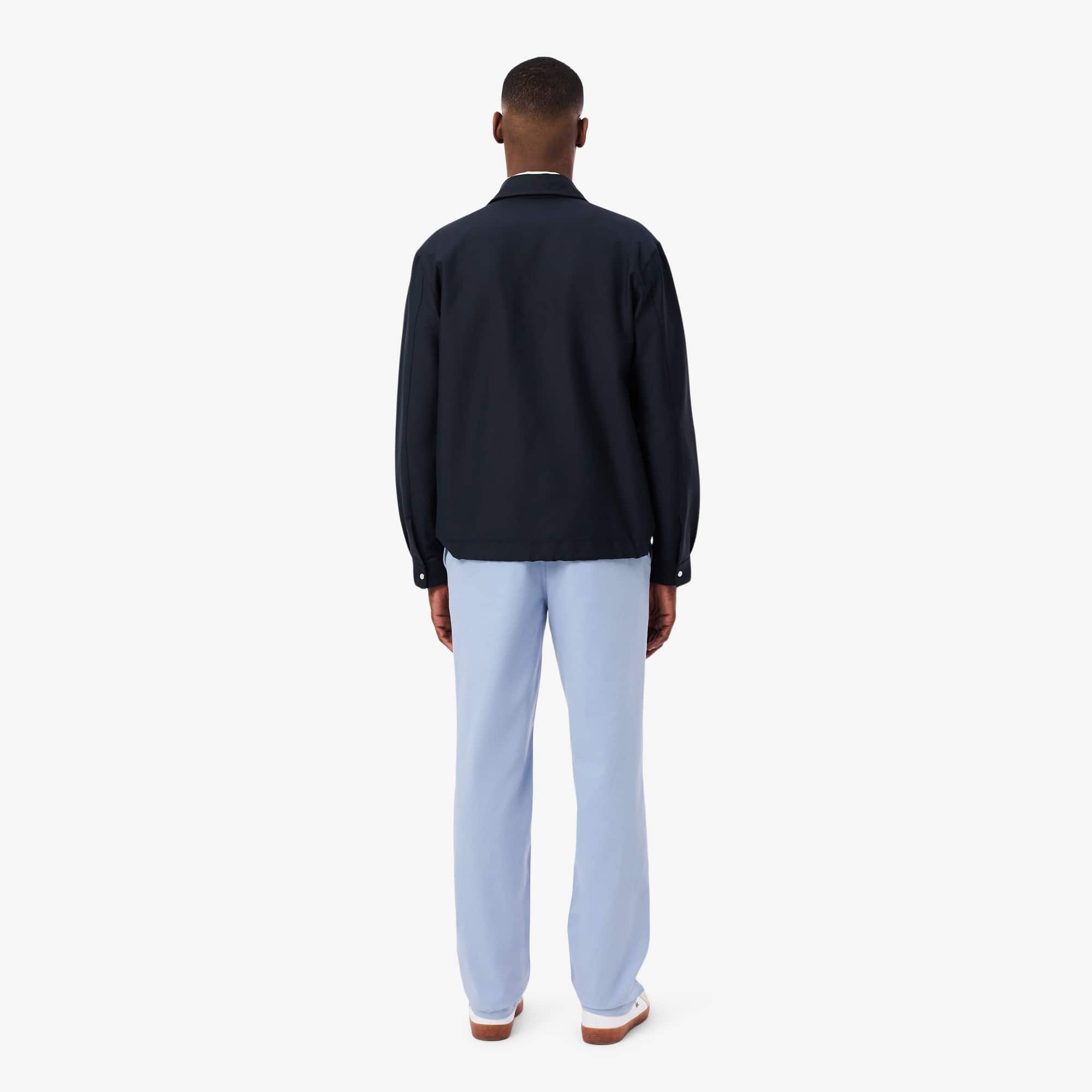 Regular Fit Cotton Chino Pants - Light Blue