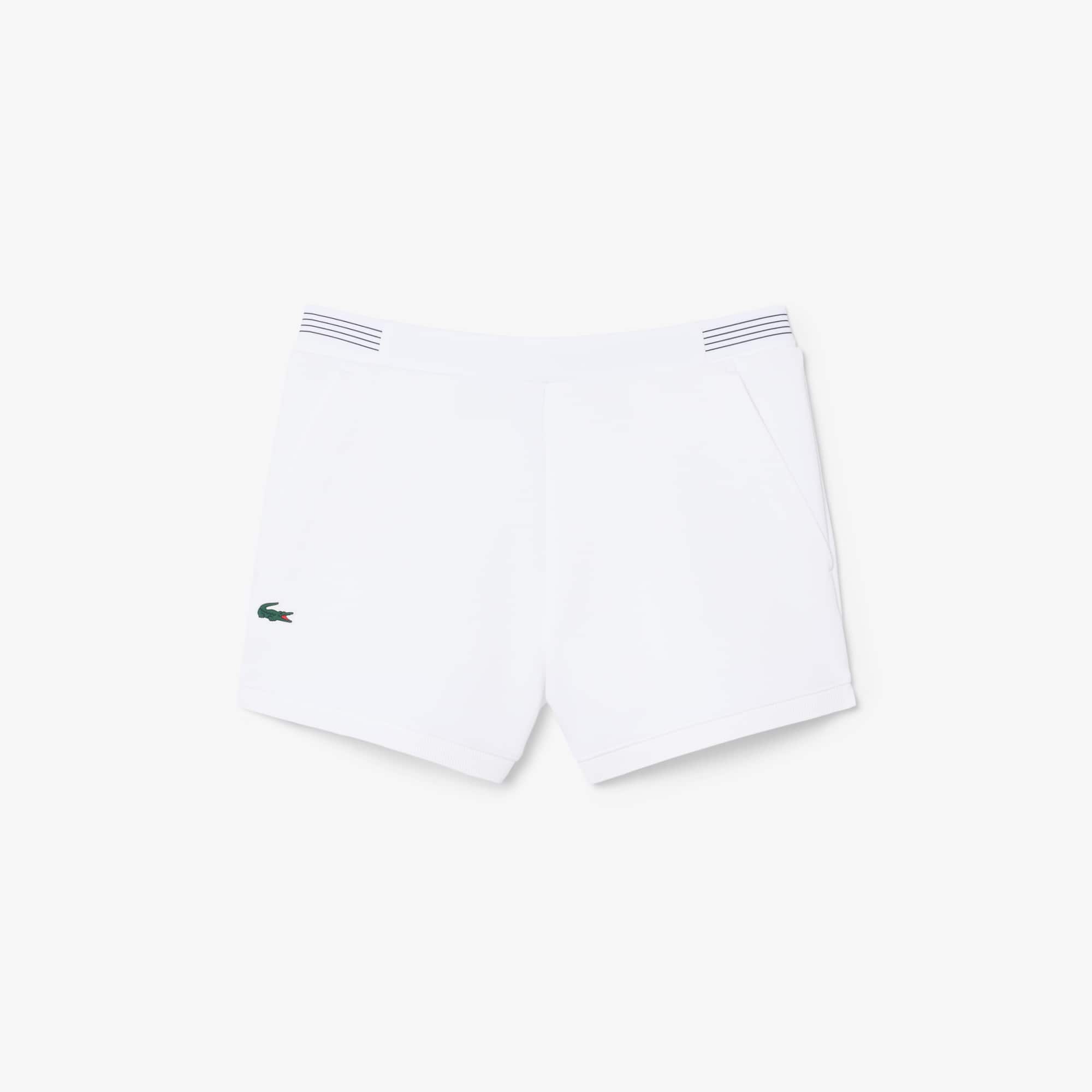 Ultra Dry Badge Accent Tennis Heritage Shorts - White