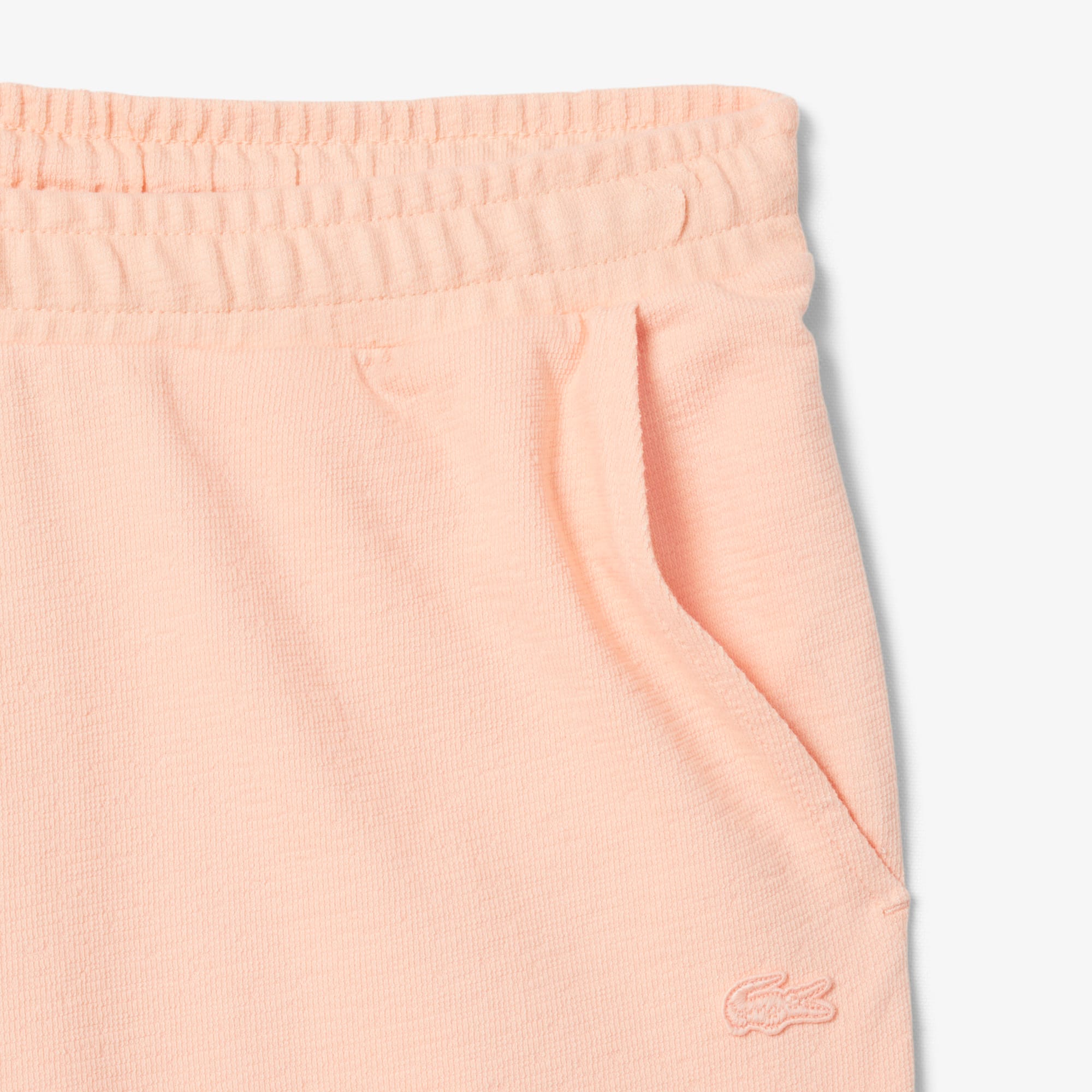 Textured Jersey Shorts - Rose Pale
