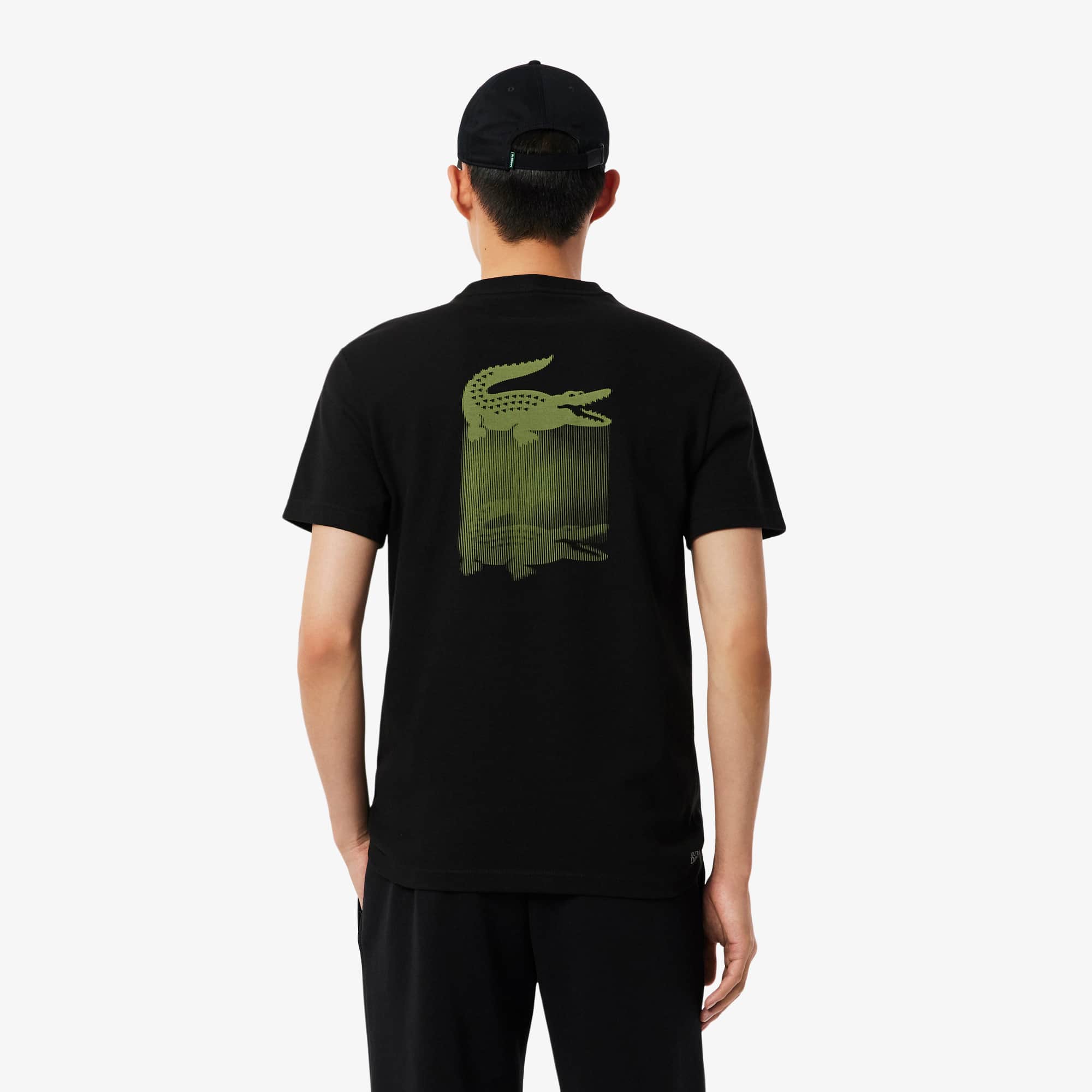 Men's Sport Printed Ultra Dry T-Shirt - Black