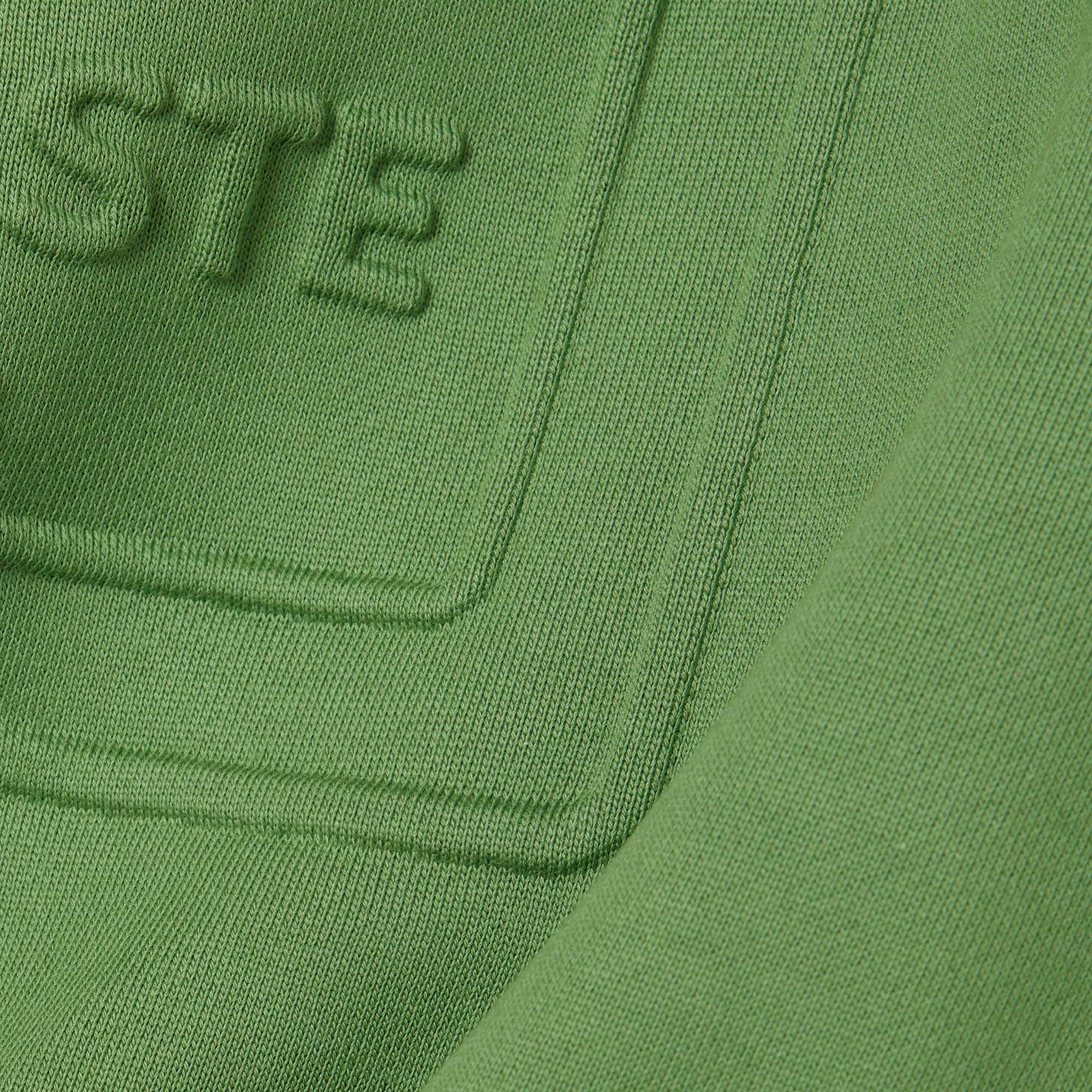 Embossed Fleece Sweatshirt - Green