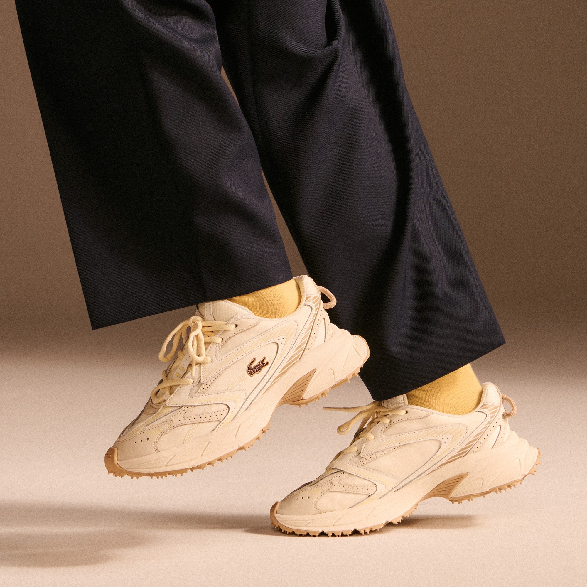 Women's L003 Neo Shot Sneakers - OFF WHT/LT BRW
