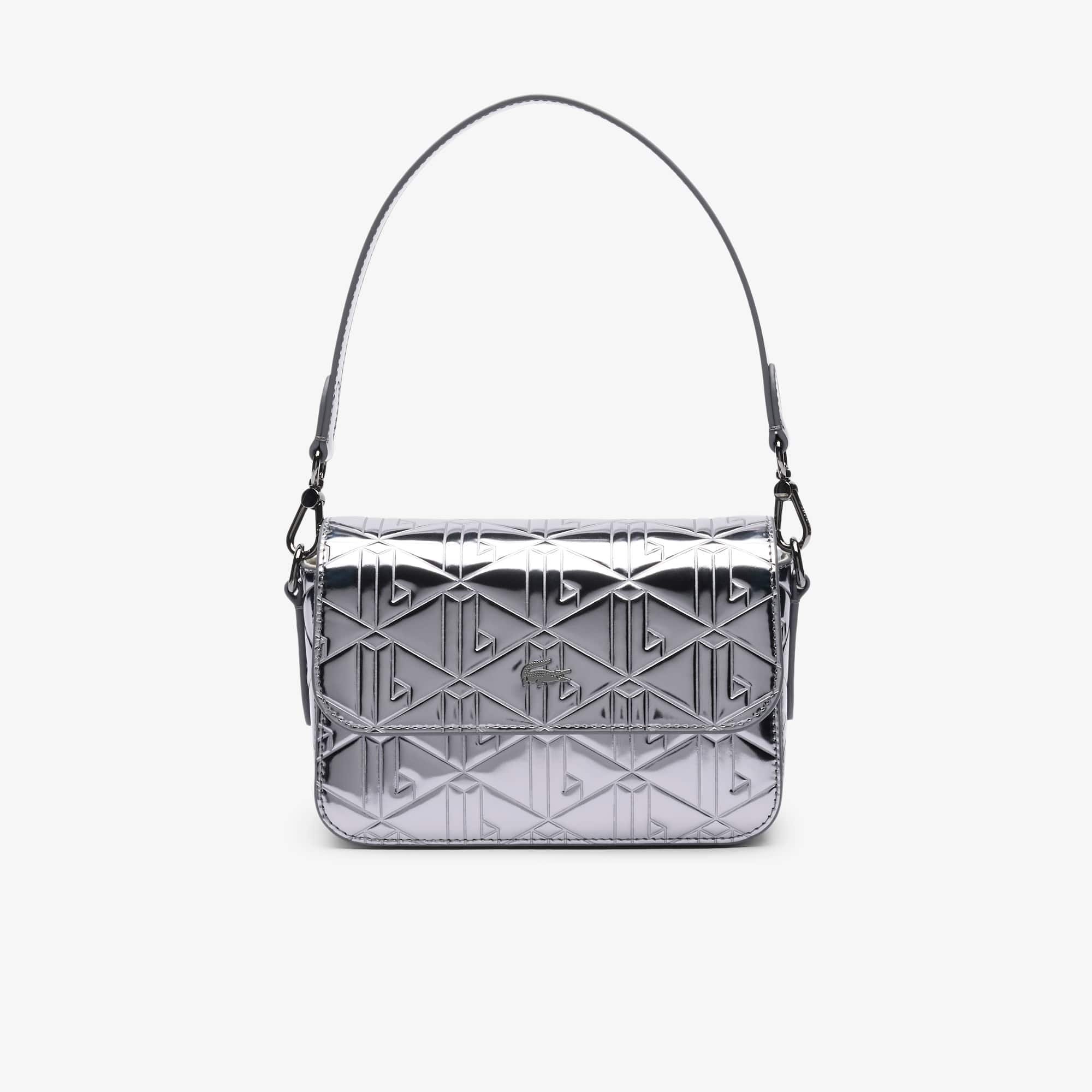Metallic Shoulder Bag - SHINY DARK SILVER