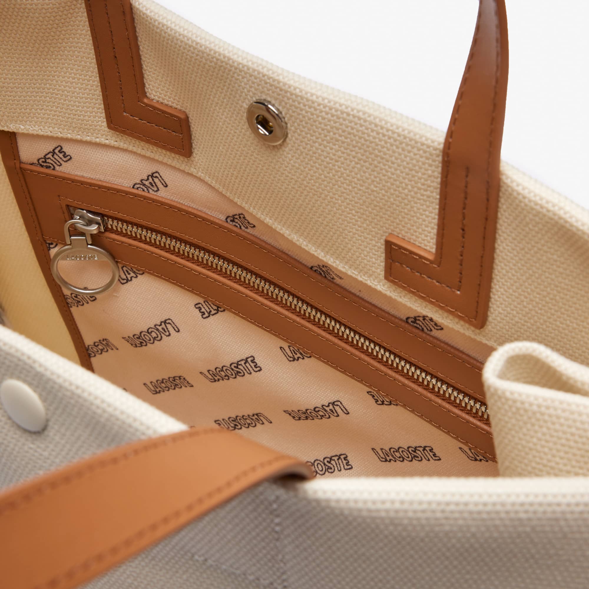 Large Heritage Canvas Tote - Natural tan