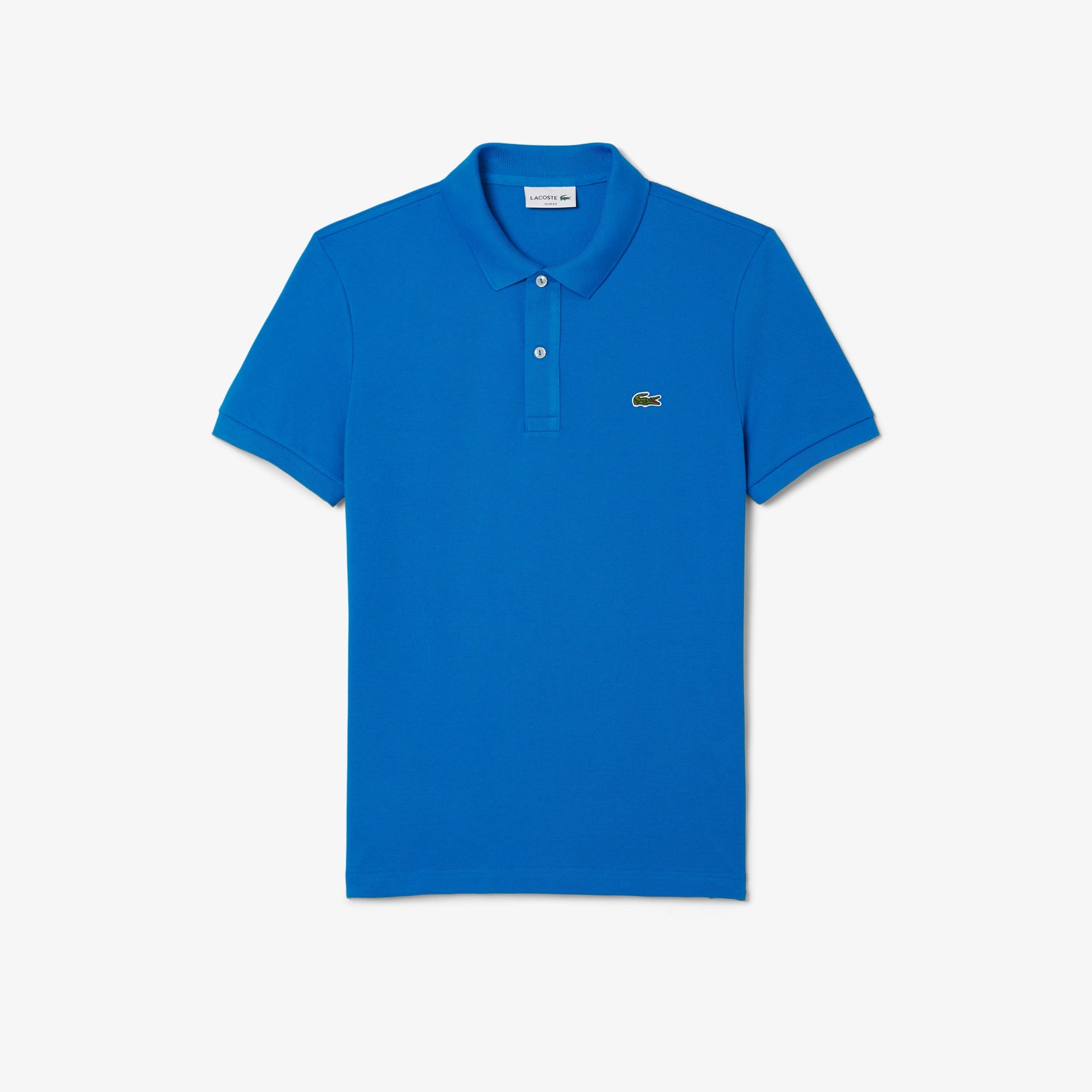 Men's Slim Fit Piqué Polo - Blue